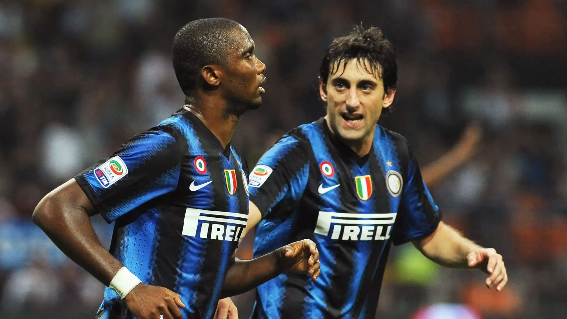 Diego Milito e Samuel Eto'o (Inter 2009-2011): protagonisti del Triplete dell'Inter di José Mourinho