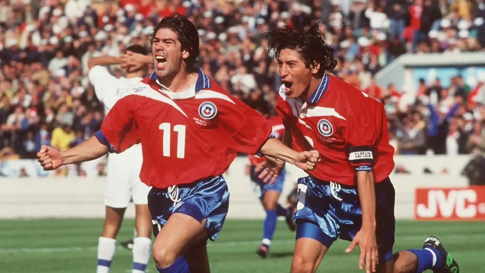 Ivan Zamorano e Marcelo Salas (Cile 1998): la più grande coppia di attaccanti nella storia del Cile