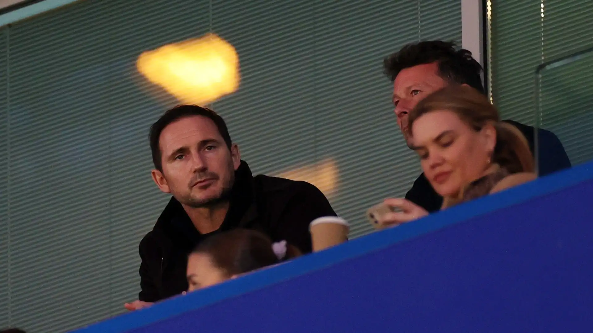 Sugli spalti di Stamford Bridge si è visto anche Lampard