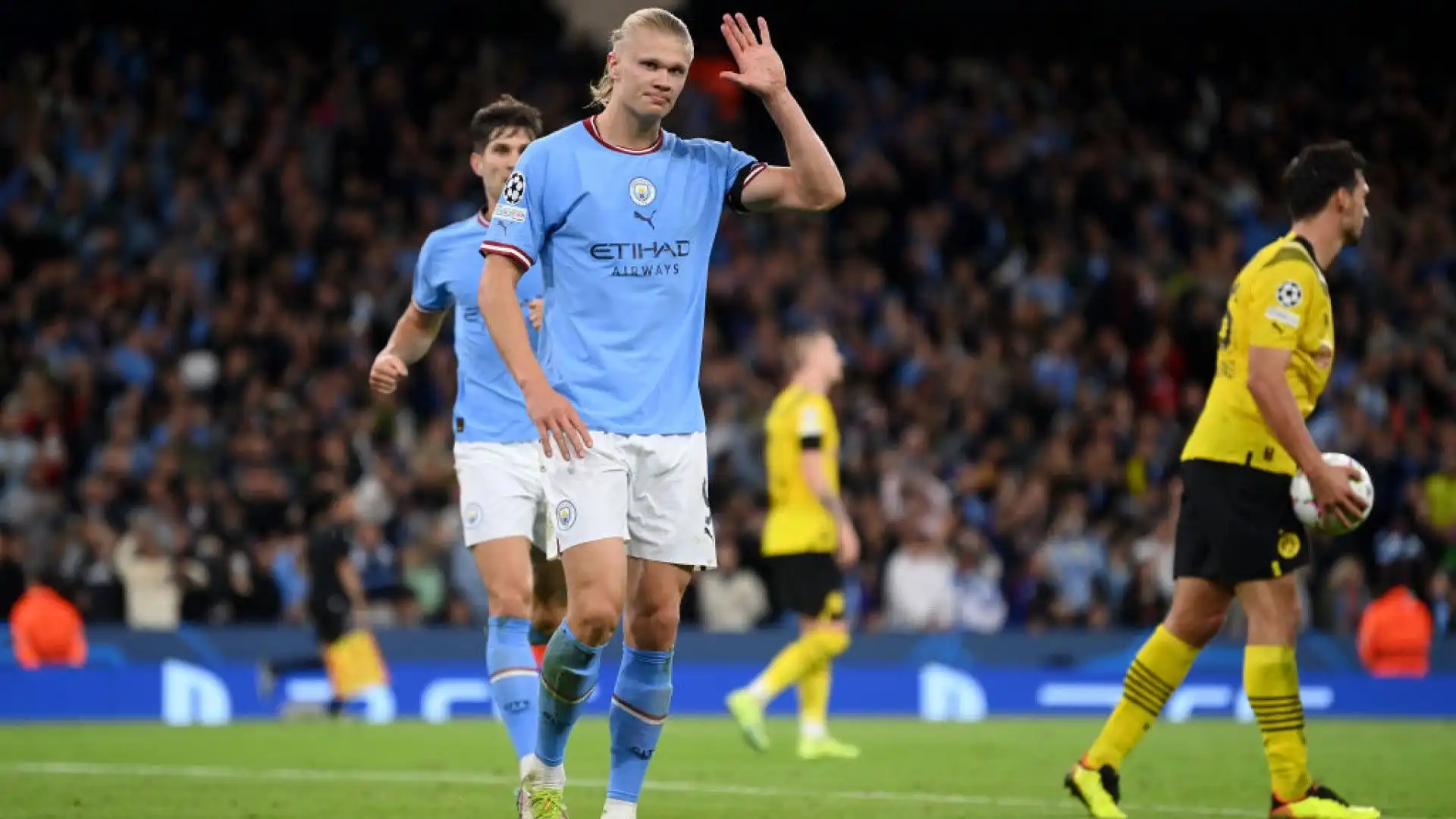 Manchester City-Borussia Dortmund: Haaland ha segnato alla sua ex squadra il gol del 2-1 al minuto 84