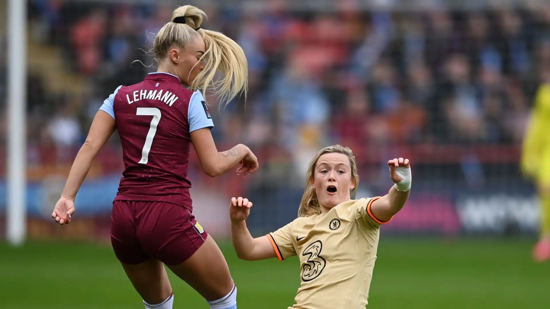 Alisha Lehmann è andata due volte vicina al gol nel secondo tempo