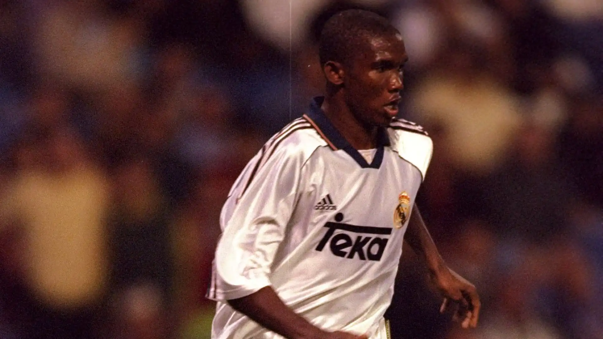 Samuel Eto'o ha giocato nel Real Madrid nelle stagioni 1998/1999 e 1999/2000