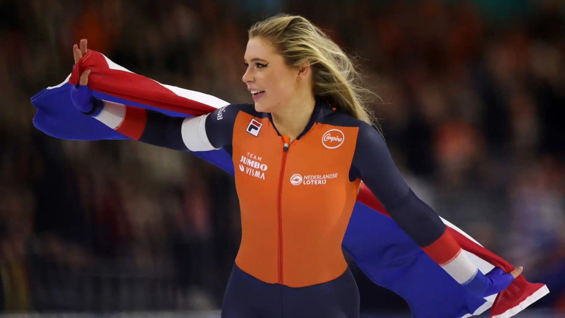 Jutta Monica Leerdam è una pattinatrice di velocità su ghiaccio olandese