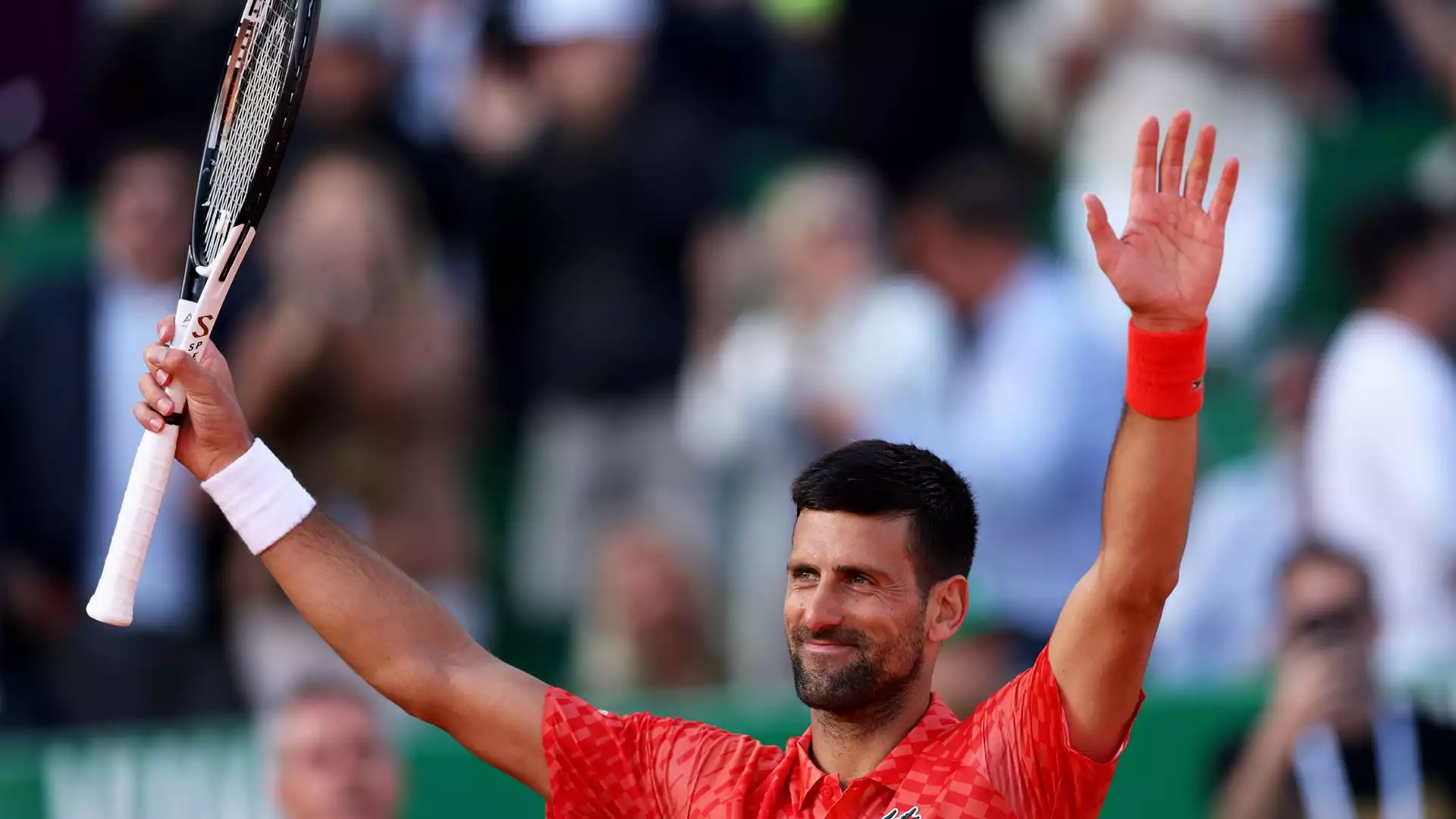 Al termine del match con il bulgaro Djokovic era molto contento