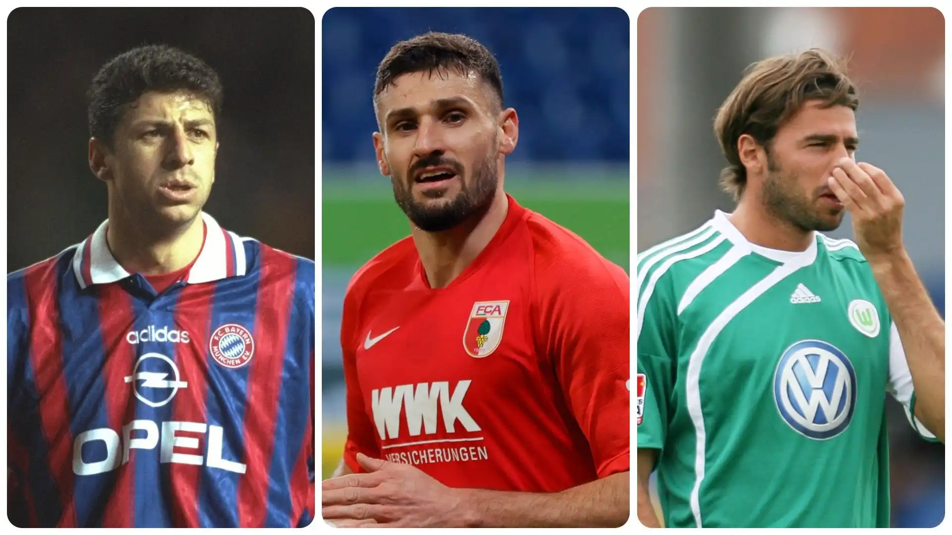 I migliori calciatori italiani che hanno giocato in Germania. Foto. Fonte: 90min