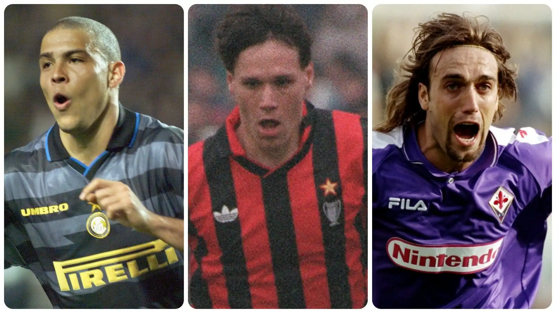 Serie A: gli attaccanti più rappresentativi degli anni '90. Foto. Fonte: 90min