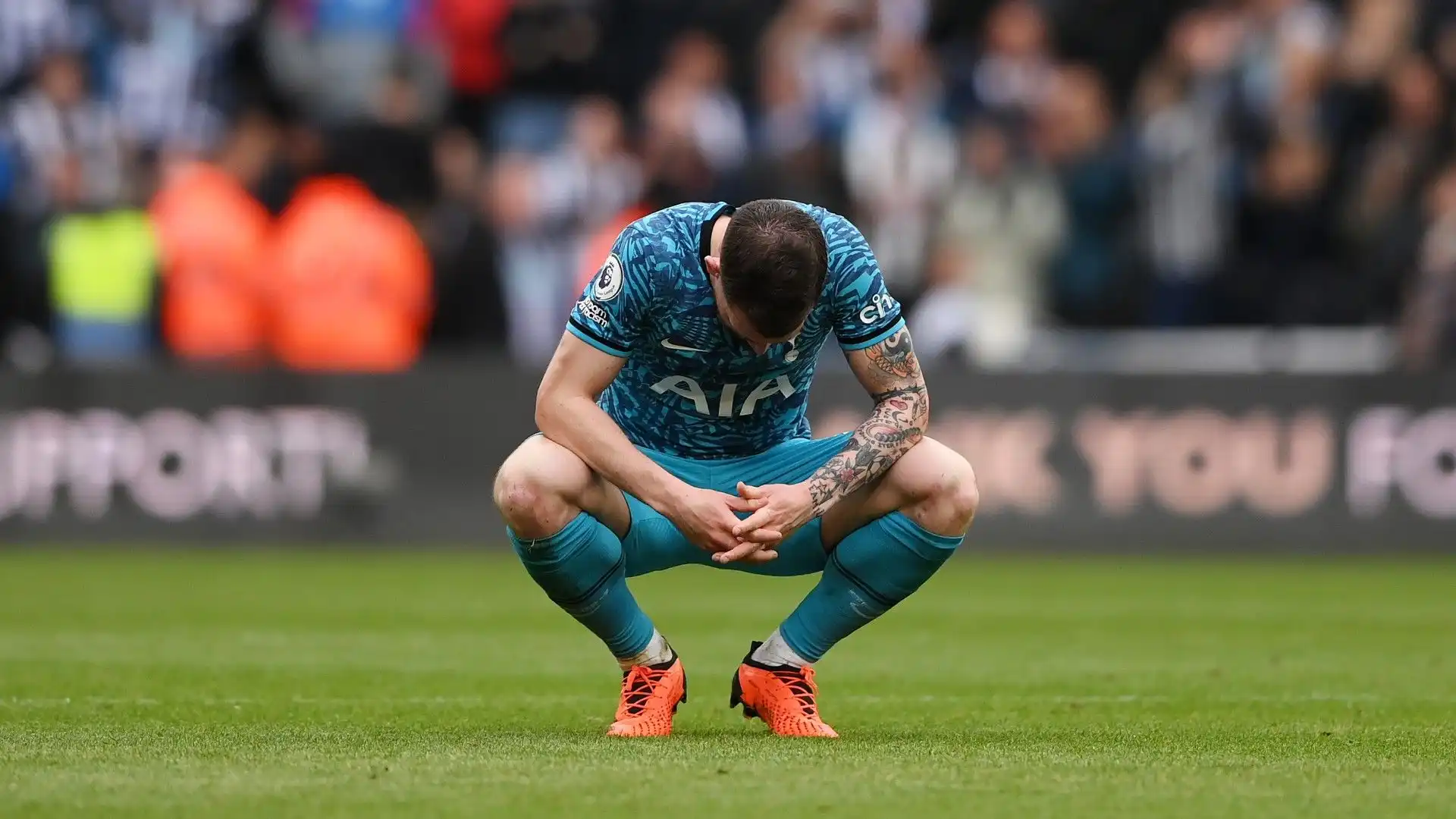 Al termine della sfida i calciatori del Tottenham erano molto delusi. Ovviamente