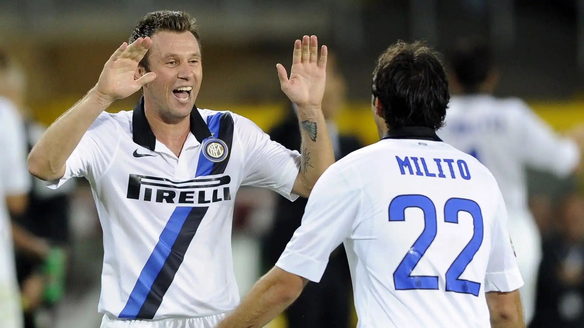 Cassano è approdato all'Inter nel 2012 dopo l'esperienza al Milan. E' rimasto in nerazzurro fino a luglio 2013