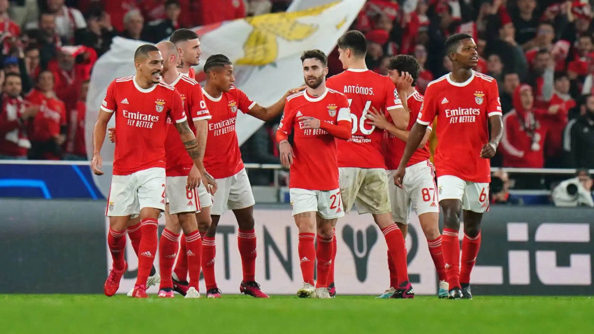 1- SL Benfica: 543 milioni di euro
