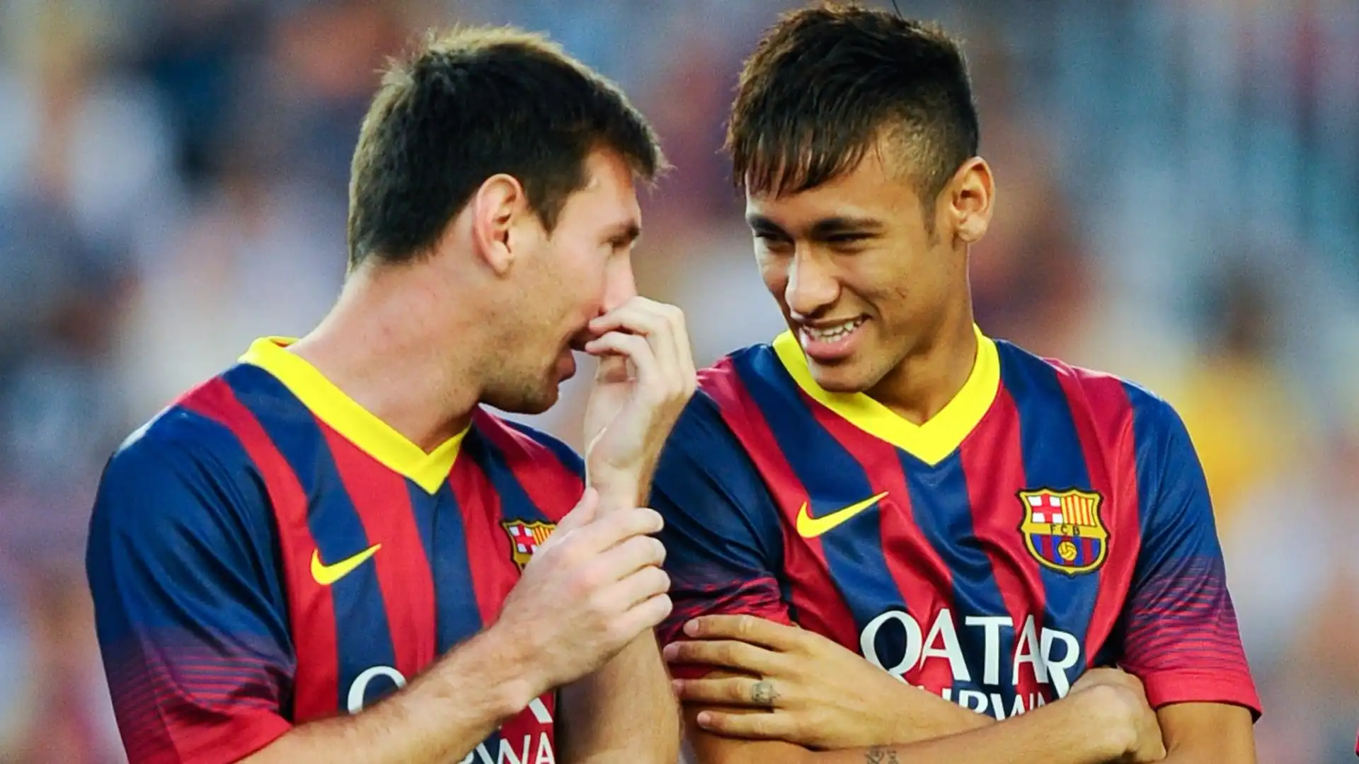 Neymar è diventato compagno di squadra di Messi nella stagione 2013/2014 al Barcellona