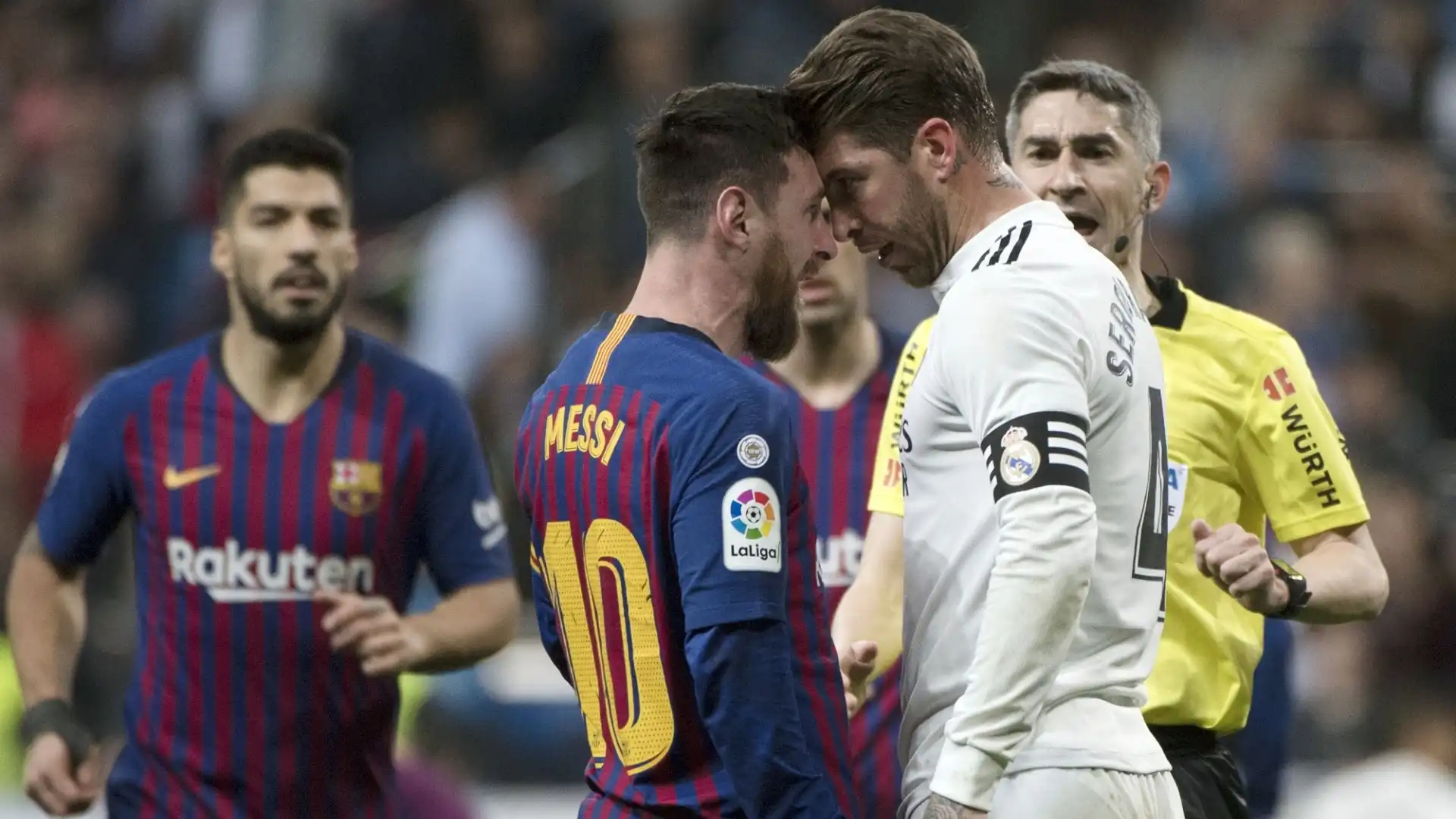 Messi e Sergio Ramos nel 2019