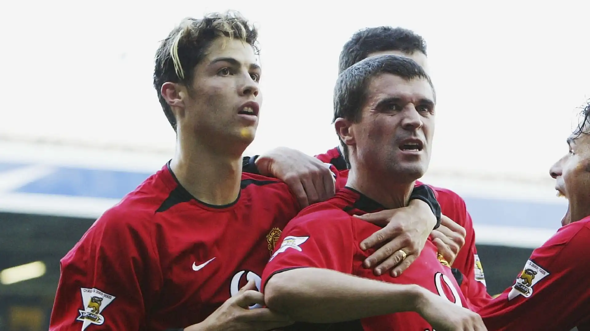Cristiano Ronaldo nel 2003 con il Manchester United