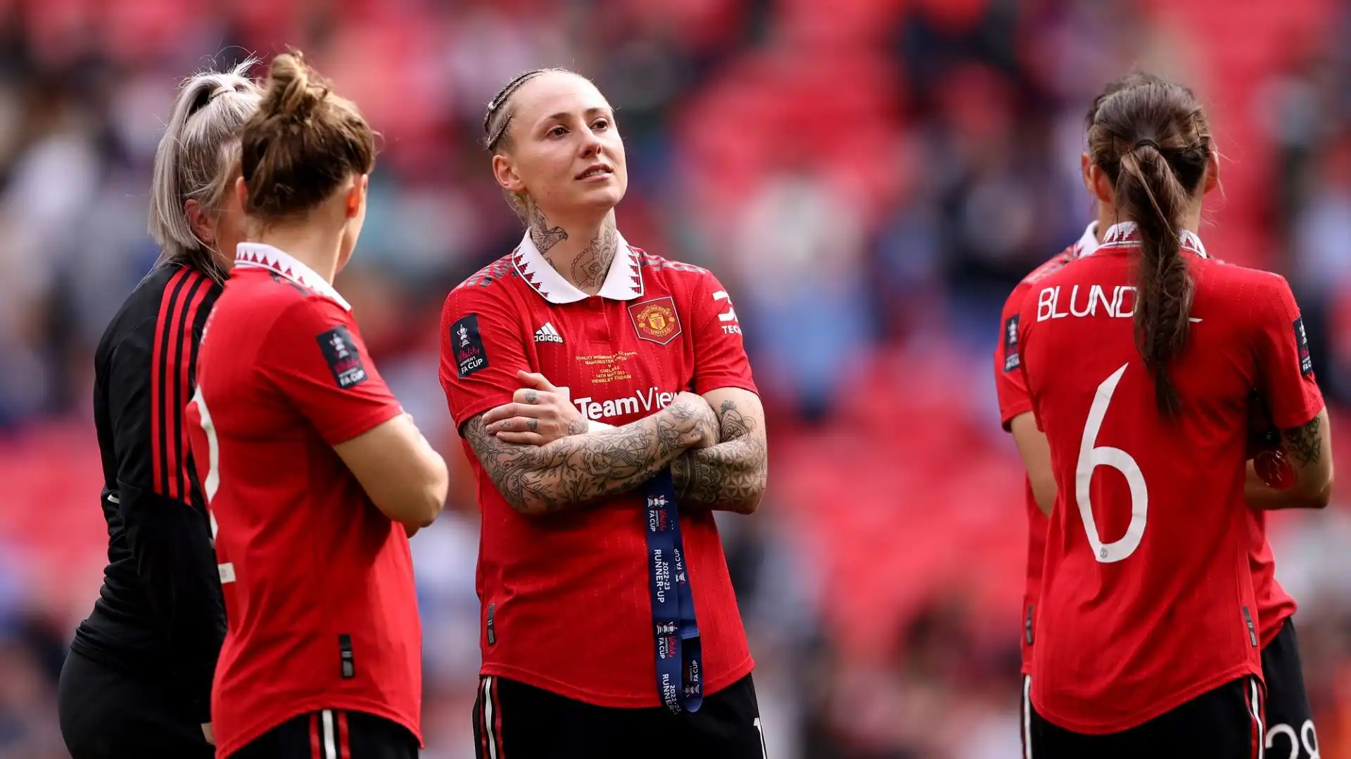 Il Manchester United era alla prima finale di FA Cup Women della sua storia