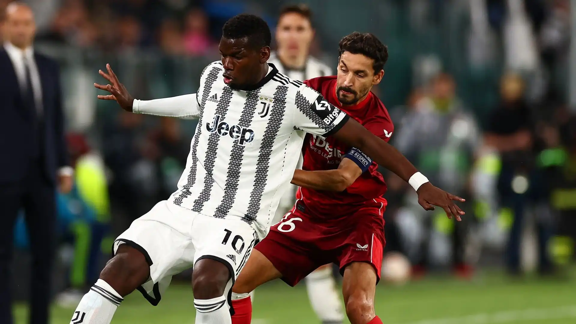 Pogba si è messo in luce durante l'ultima partita di Europa League contro il Siviglia