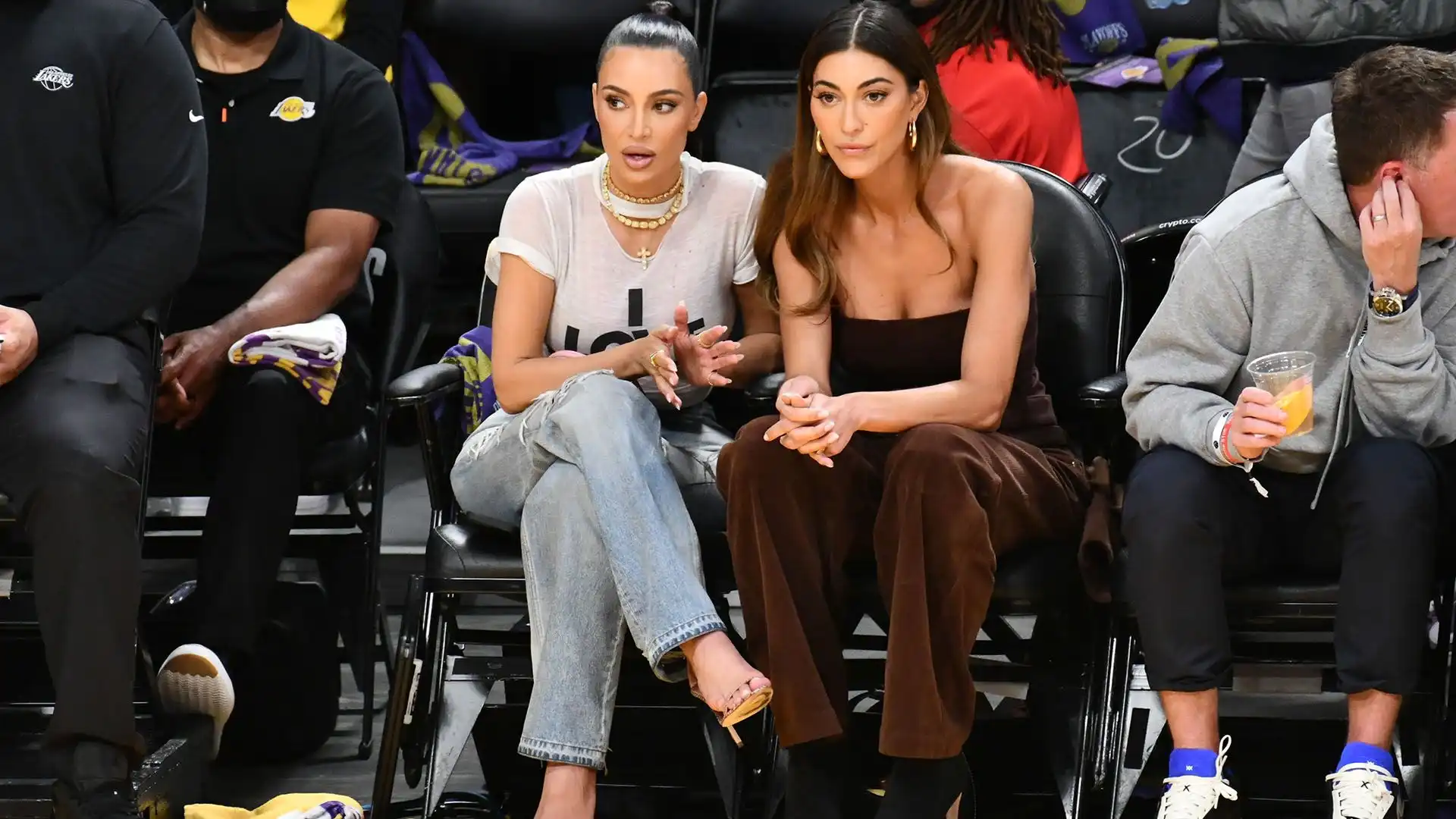 Kim Kardashian and Sarah Staudinger