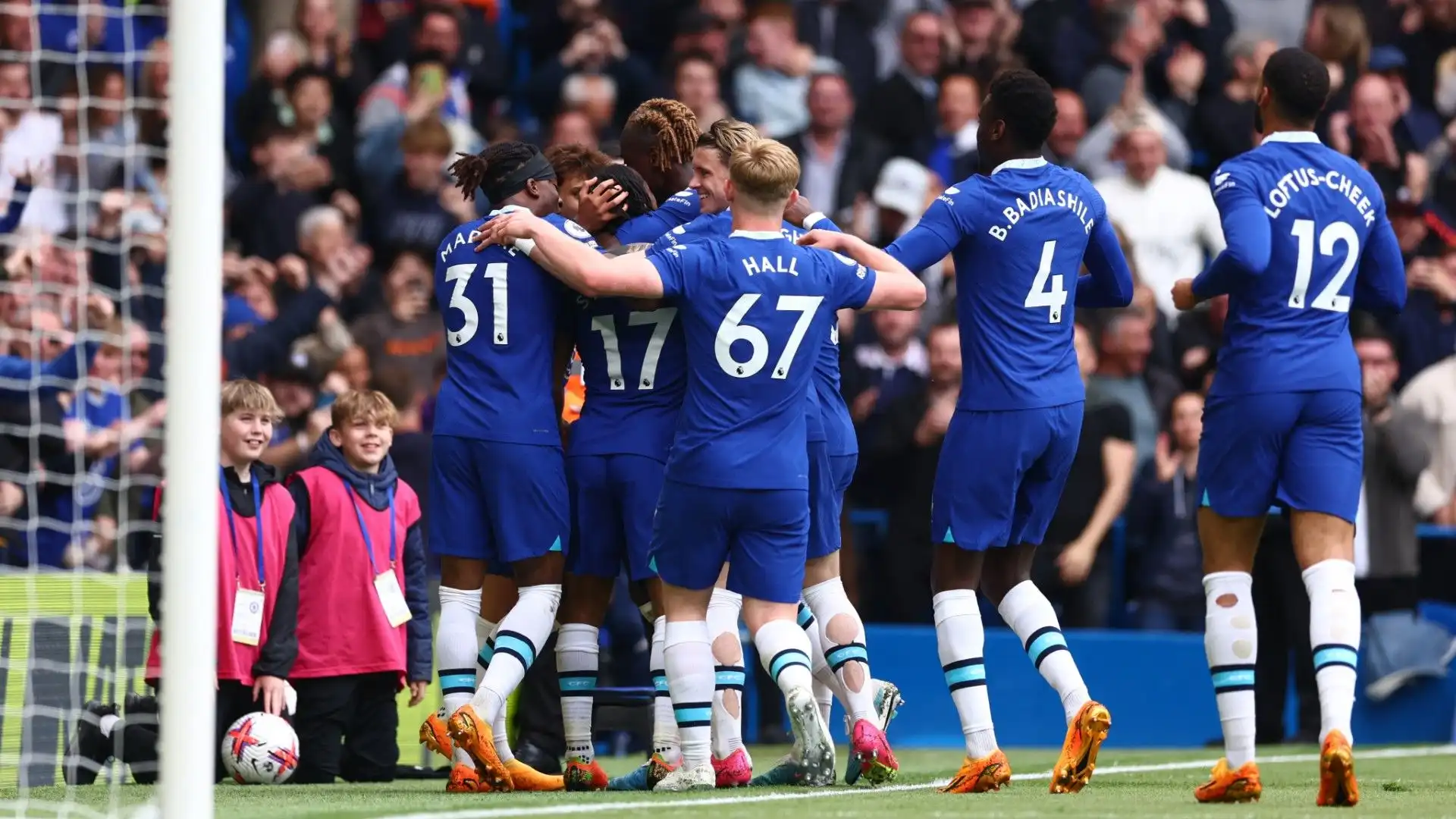 Il Chelsea ha segnato due gol in meno di dieci minuti: al 51' e al 58'