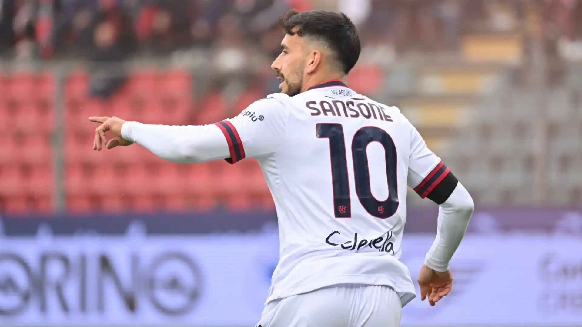 Nicola Sansone ha segnato il gol del 5-0 al minuto 80