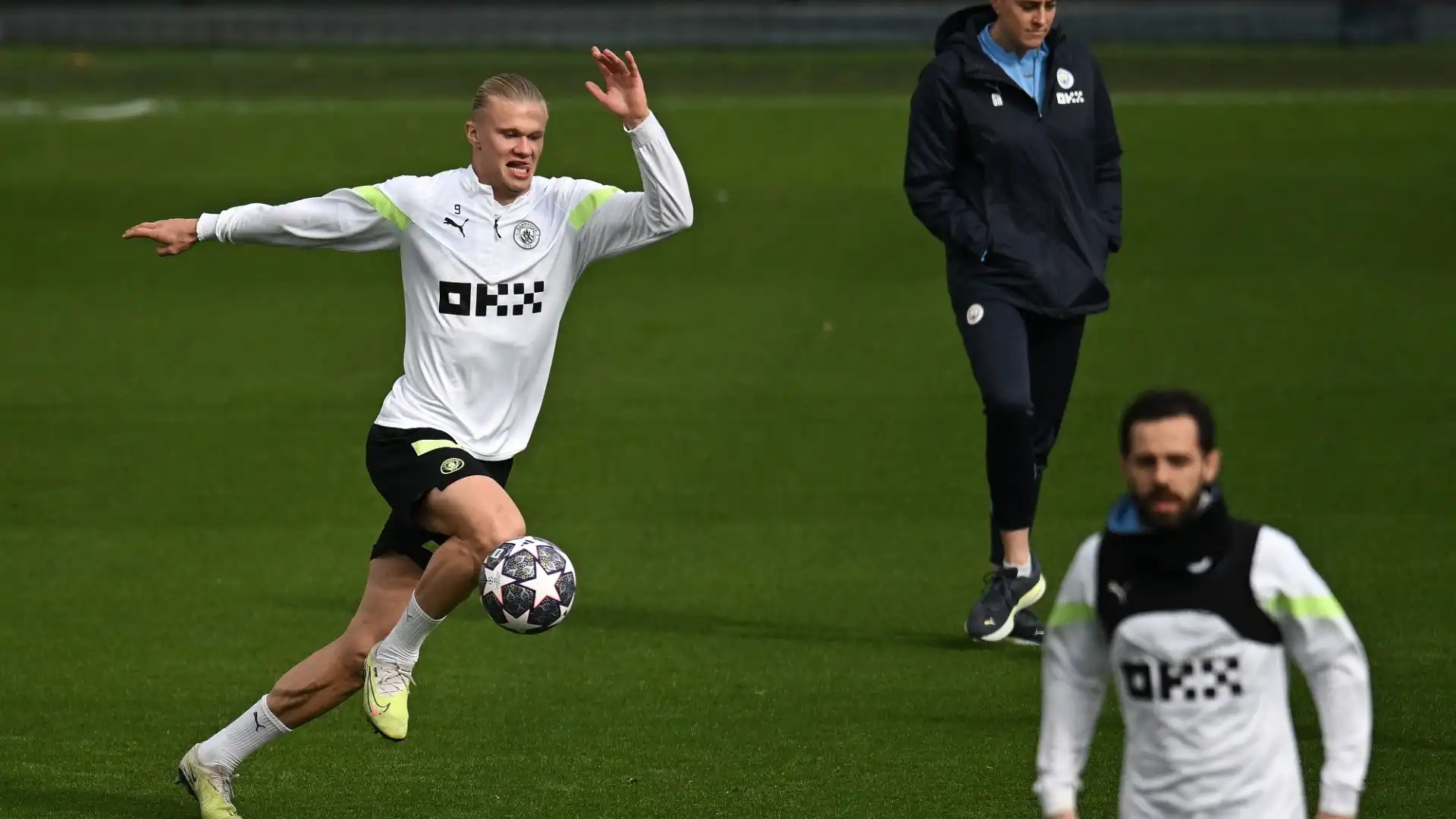 Erling Haaland e il Manchester City si preparano in vista del Real Madrid