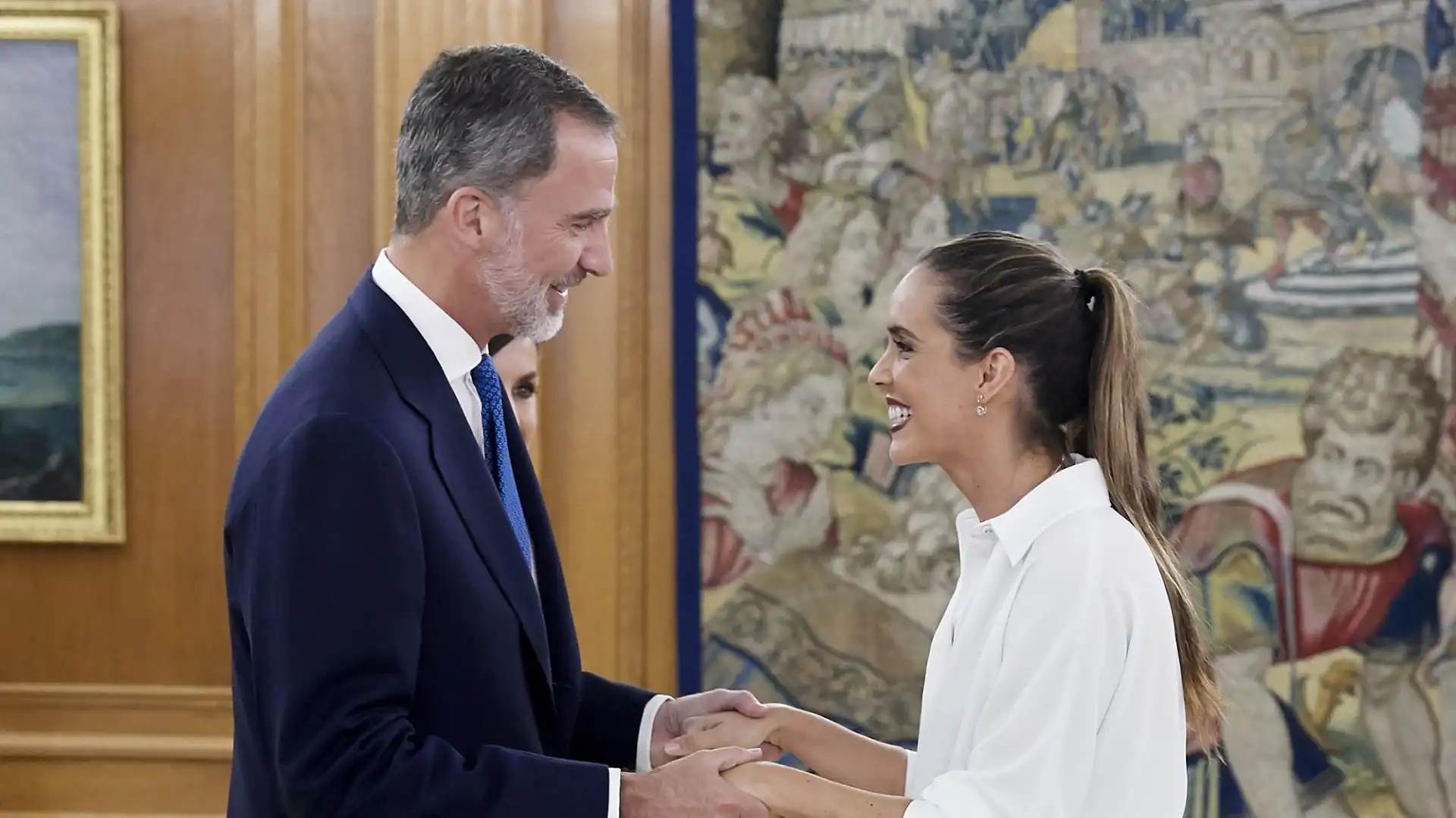 Ona Carbonell ha ricevuto una medaglia dell'Ordine Reale del Merito Sportivo dal Re di Spagna