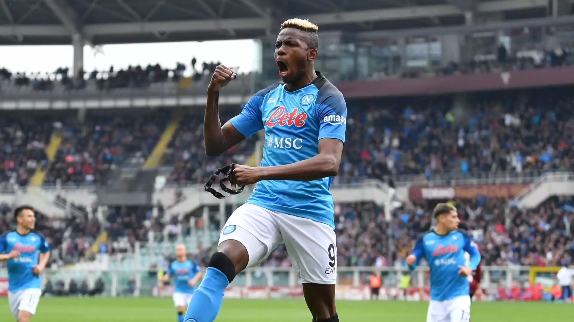 Victor Osimhen (Nigeria, Napoli): 28 gol in 37 partite (un gol ogni 103'). Valore: 140 milioni di euro