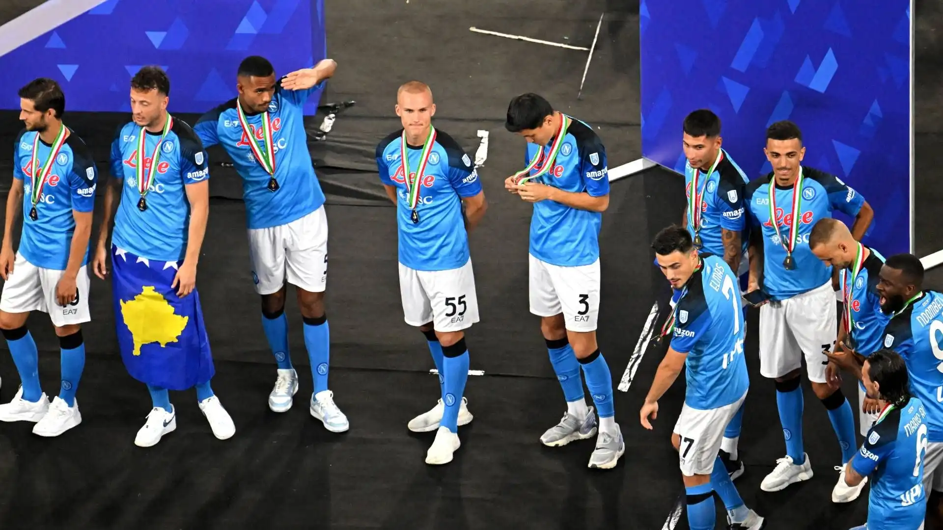 Gli azzurri hanno chiuso al primo posto in campionato, a quota 90, a +16 sulla Lazio, seconda