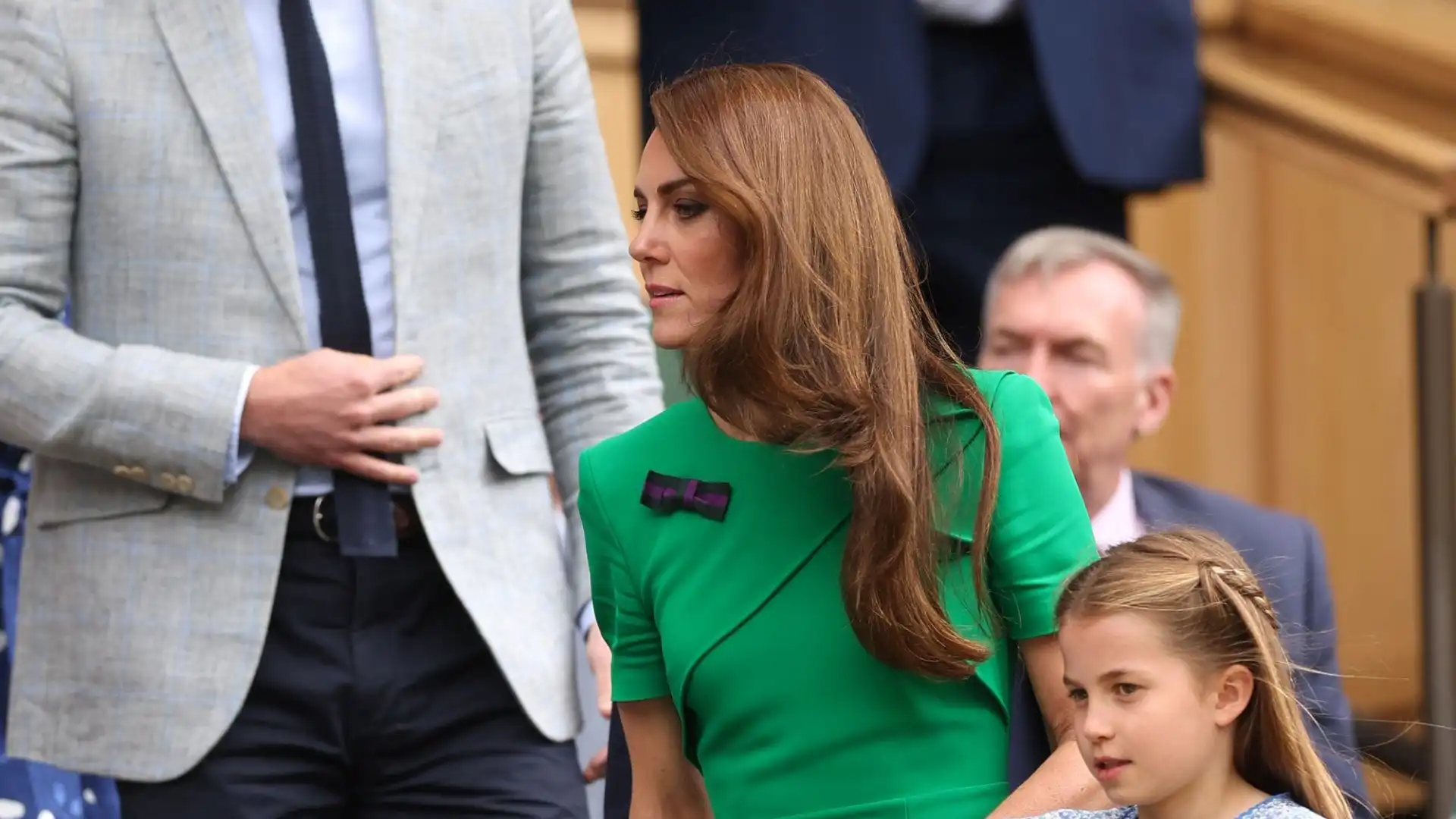 La principessa del Galles è arrivata al leggendario campo Centrale di Wimbledon per assistere alla finale