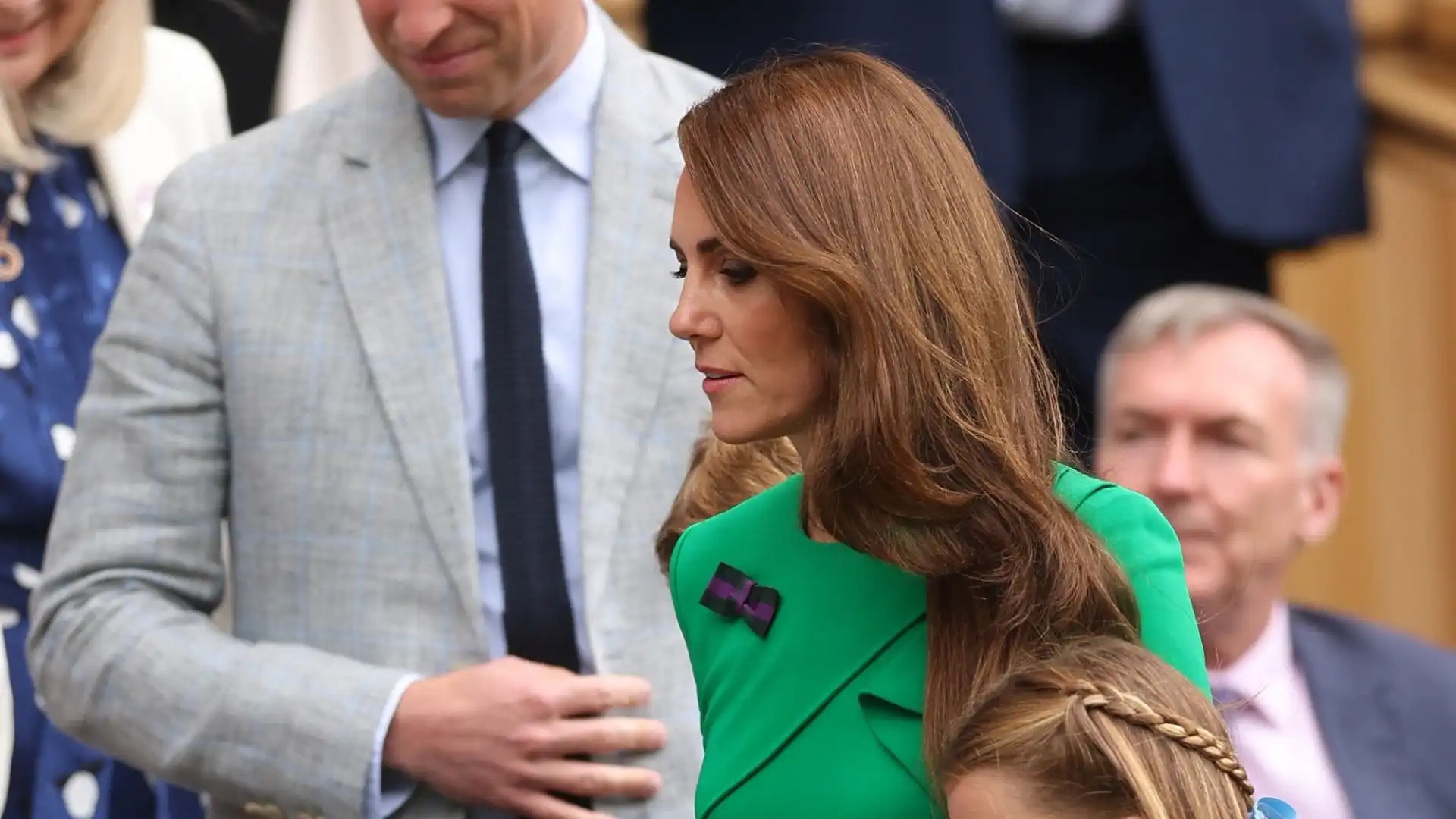 Kate Middleton ha seguito la partita in compagnia dei figli e dell'erede al trono, il principe William