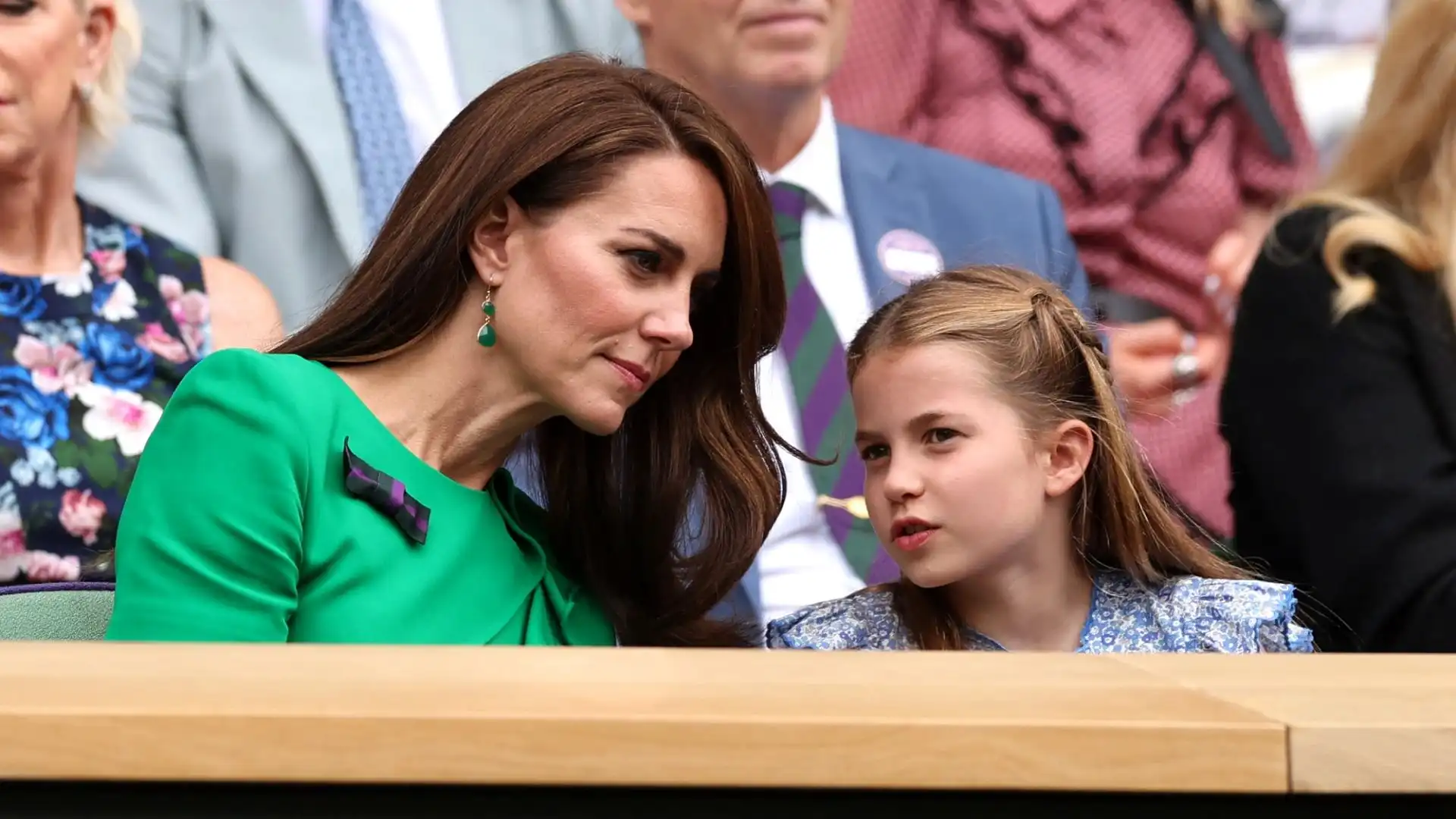 Completo verde pastello per la principessa Kate a Wimbledon