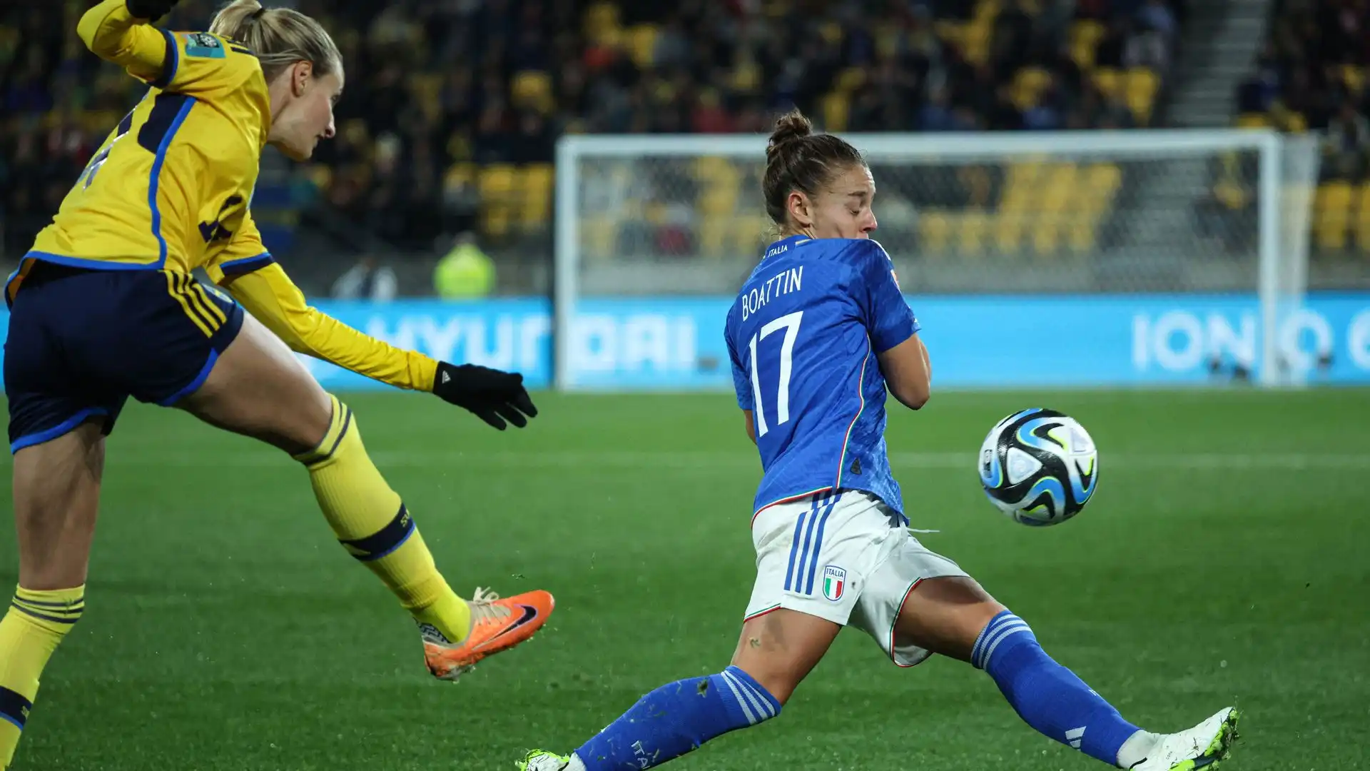 La Svezia, tra il 39' e il 46', ha realizzato tre gol