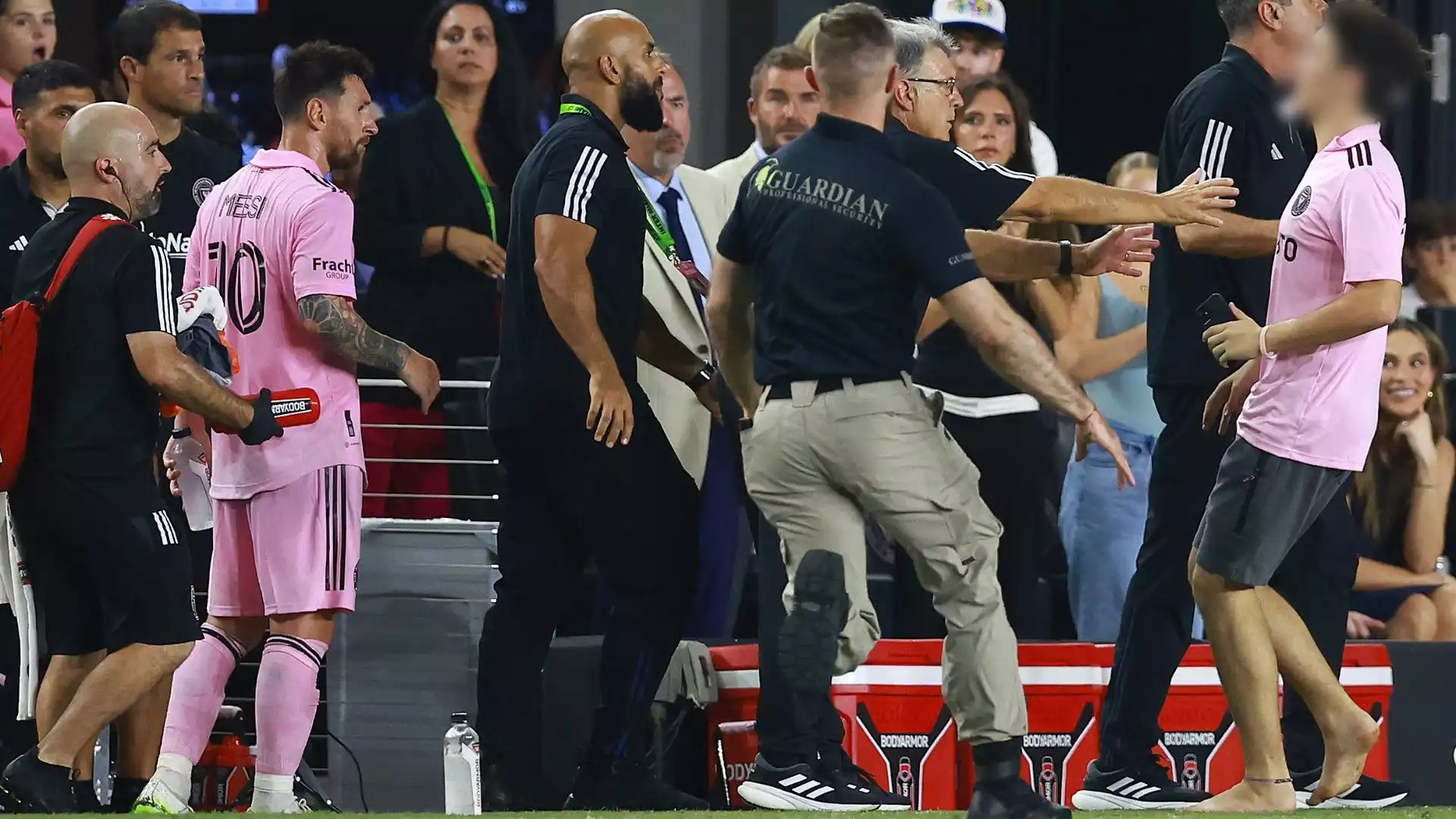 Lo staff dell'Inter Miami ha subito protetto Messi