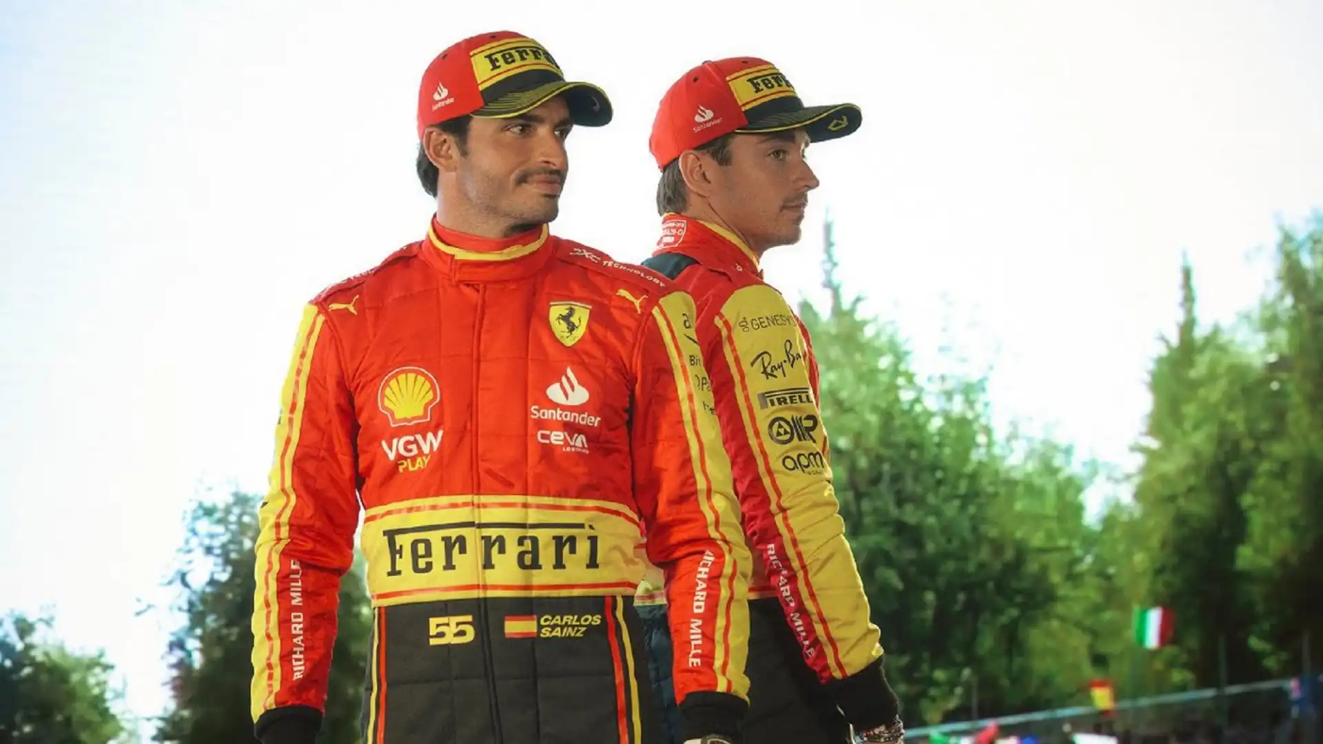 La Ferrari cambia colore in occasione del Gran Premio di Monza