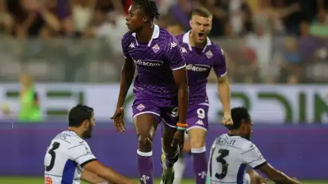 Gol e spettacolo al Franchi: Fiorentina batte Atalanta, decide Kouamé