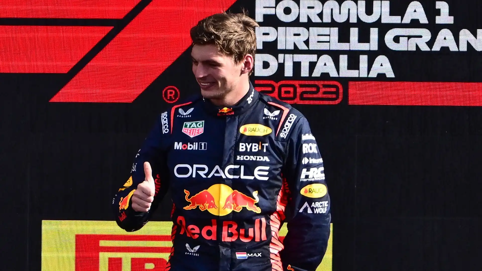Il pilota della Red Bull a Monza ha ottenuto la decima vittoria consecutiva, un record storico in F1