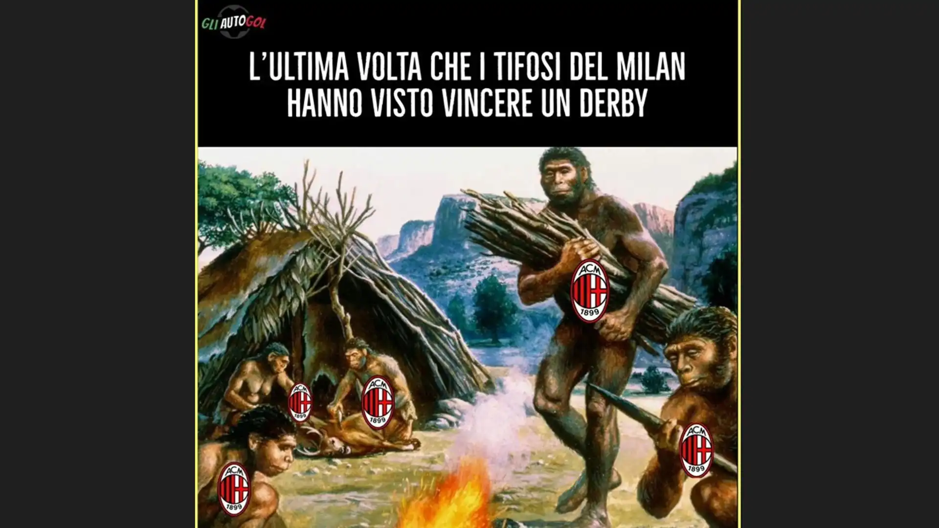 In molti si sono sbiizzarriti nello sbeffeggiare i milanisti