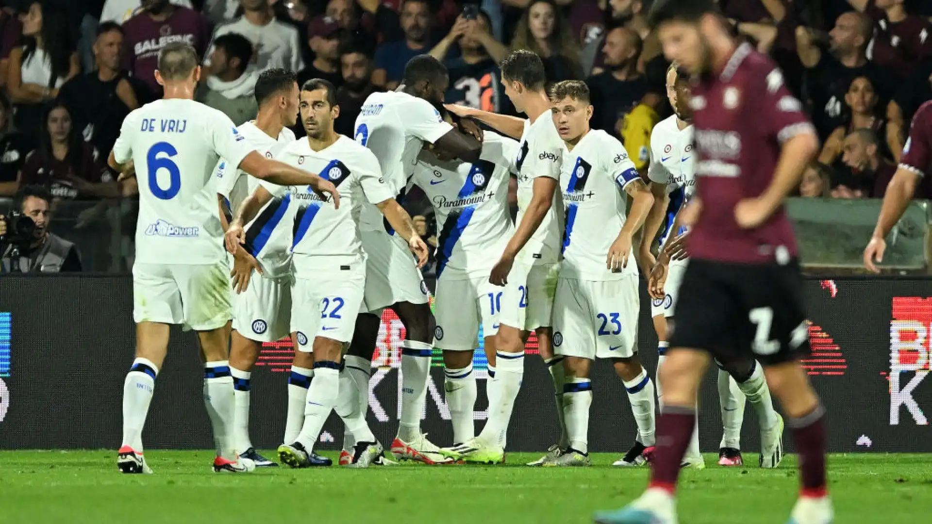 L'Inter si è imposta per 0-4 sulla Salernitana
