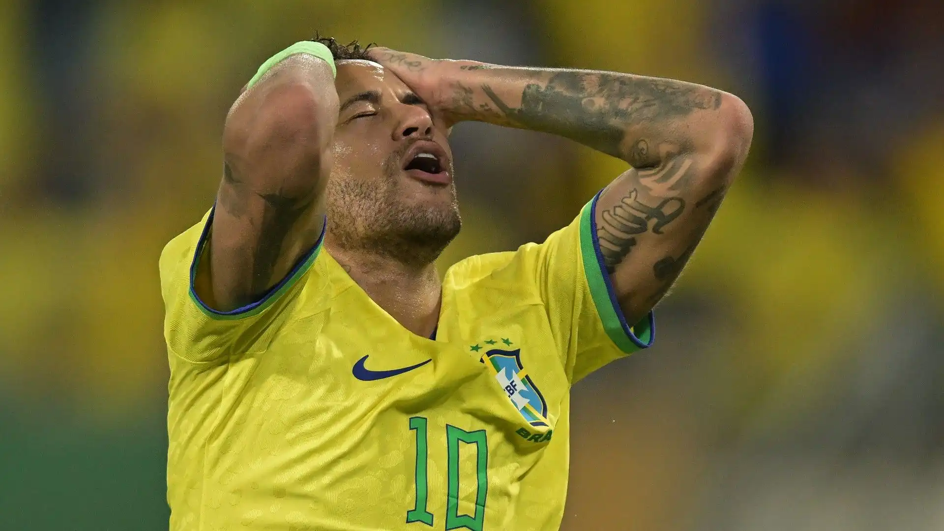 Delusione Brasile: le immagini delle smorfie di Neymar