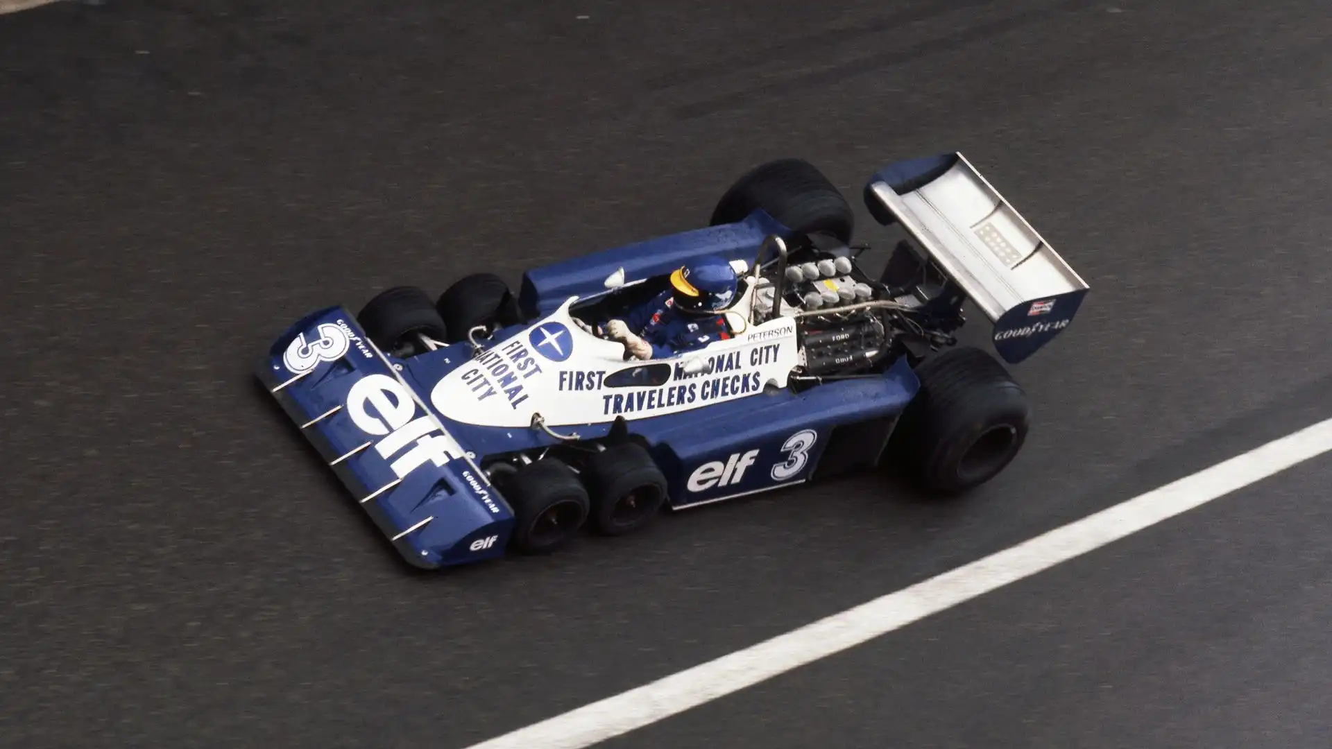 La Tyrrell a 6 ruote iniziò a gareggiare nella seconda metà degli anni '70