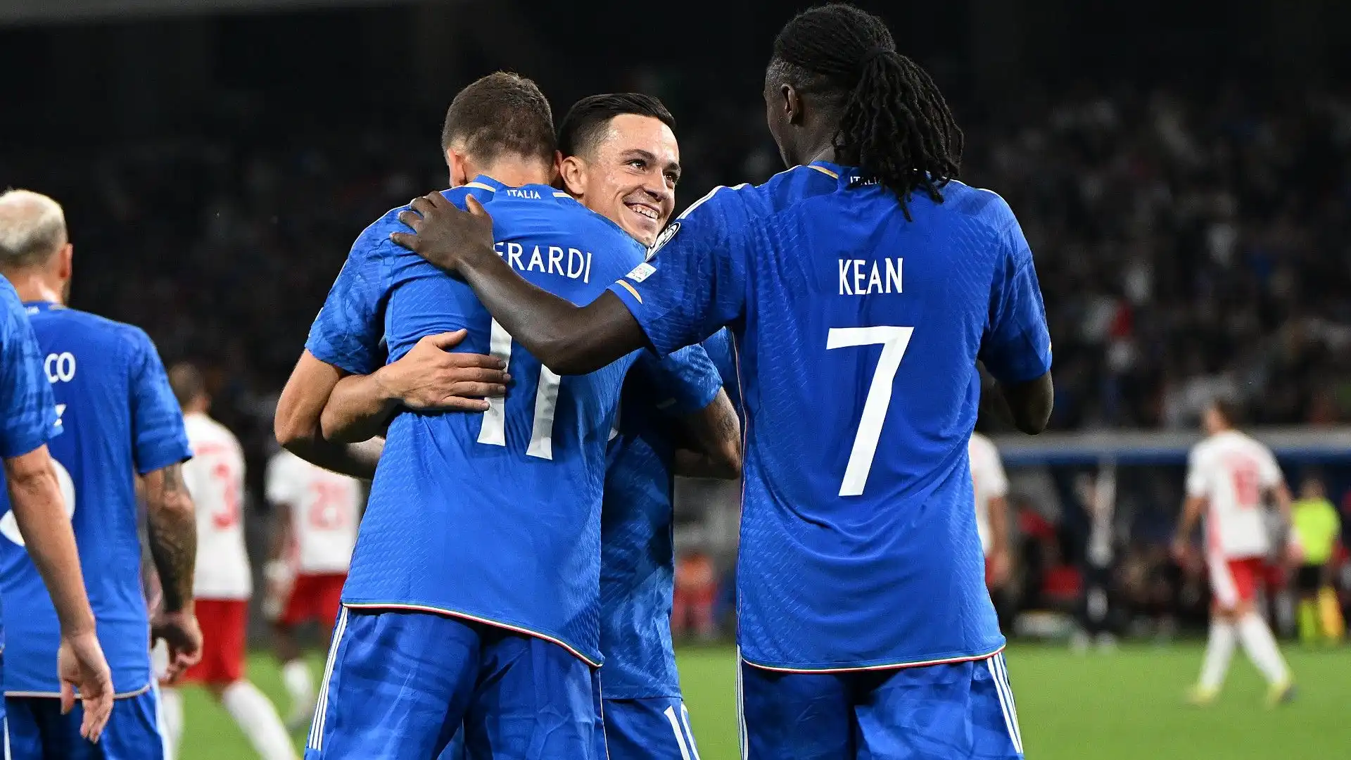 Nonostante le importanti assenze, soprattutto in attacco, l'Italia è riuscita a mettere a referto quattro reti in una sola partita.