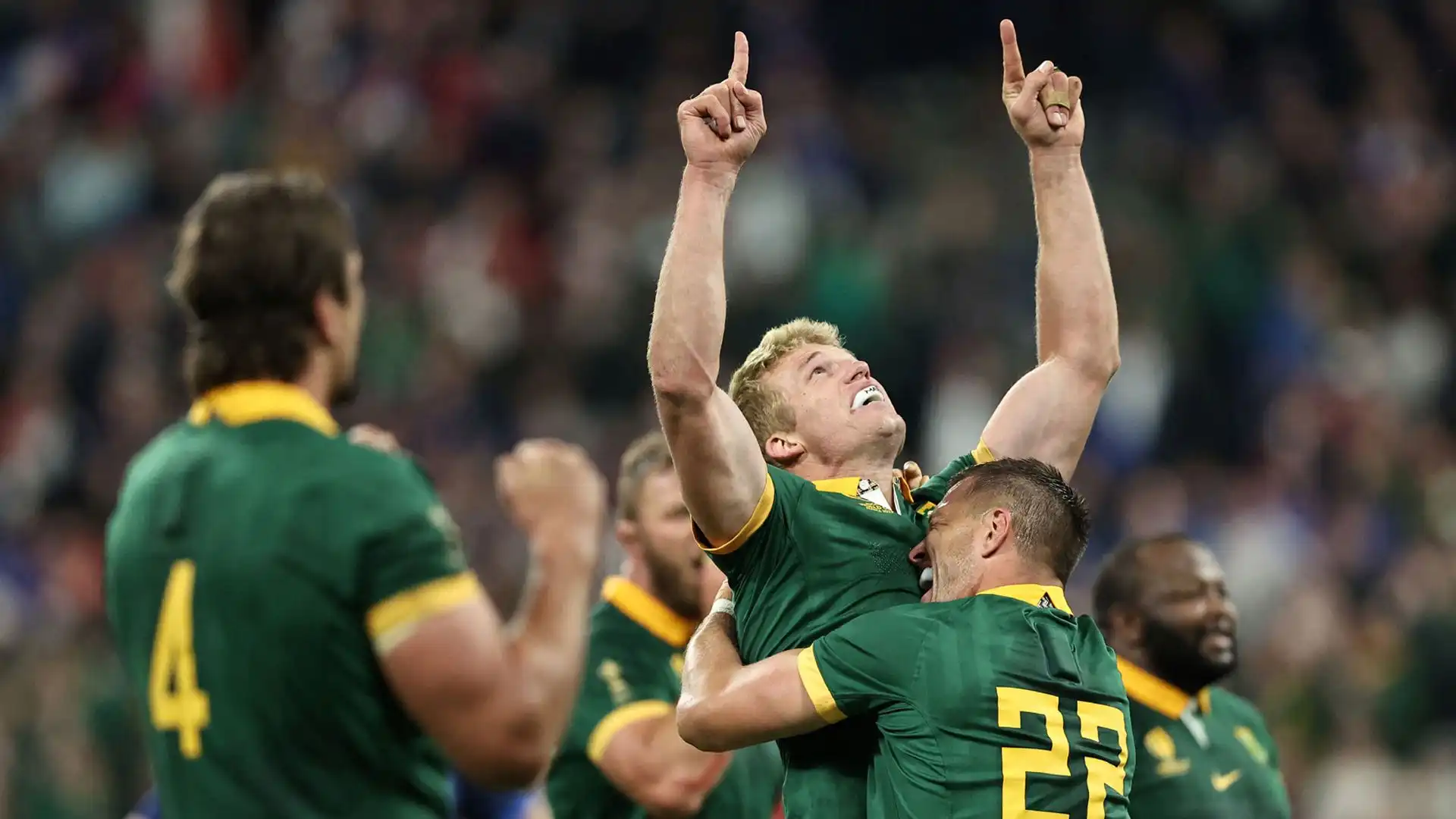A fare festa gli Springboks: il Sudafrica ha vinto 29-28