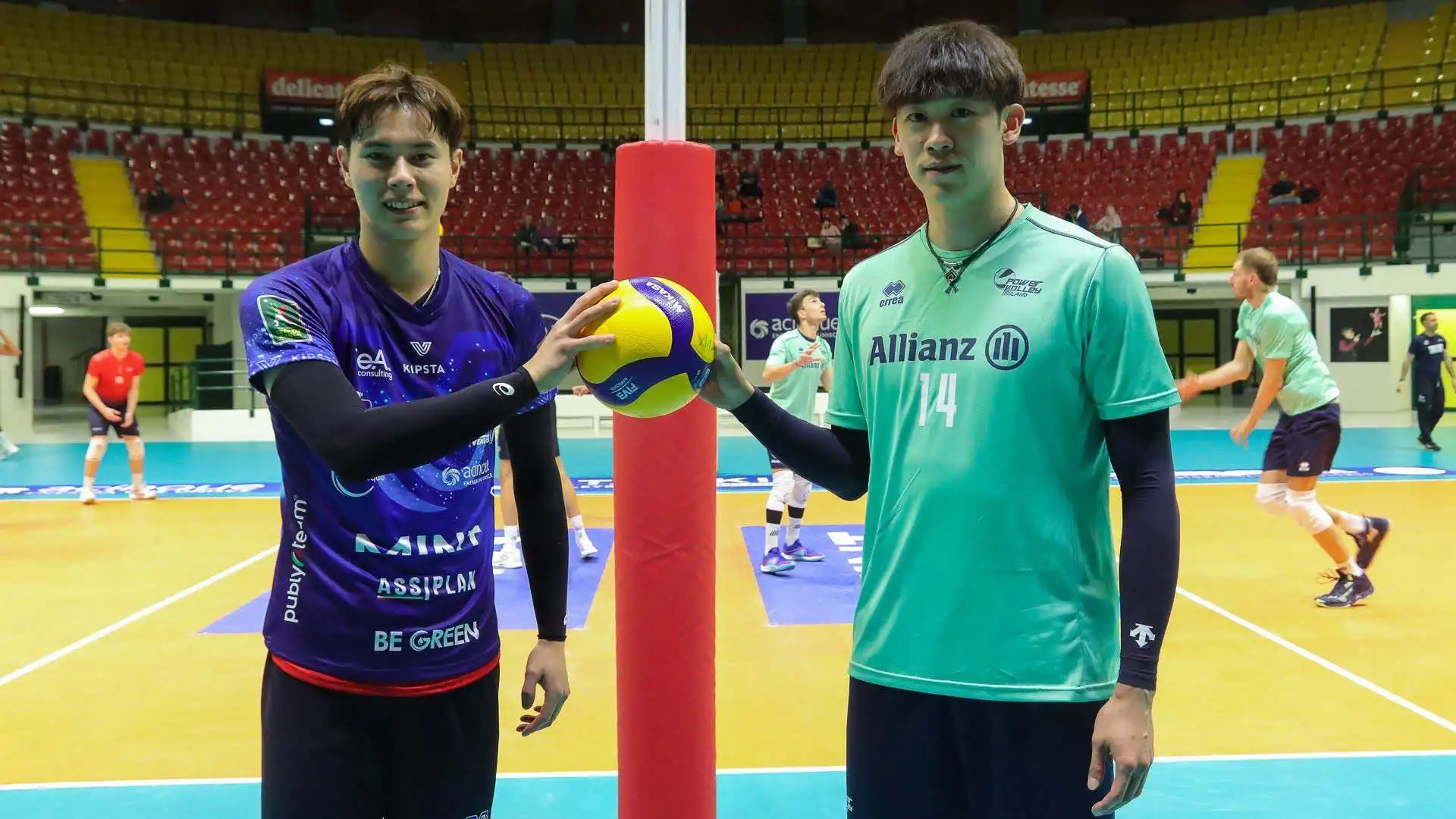 Ran Takahashi e Yuki Ishikawa sono le due stelle di Mint Vero Volley Monza e Allianz Powervolley Milano.