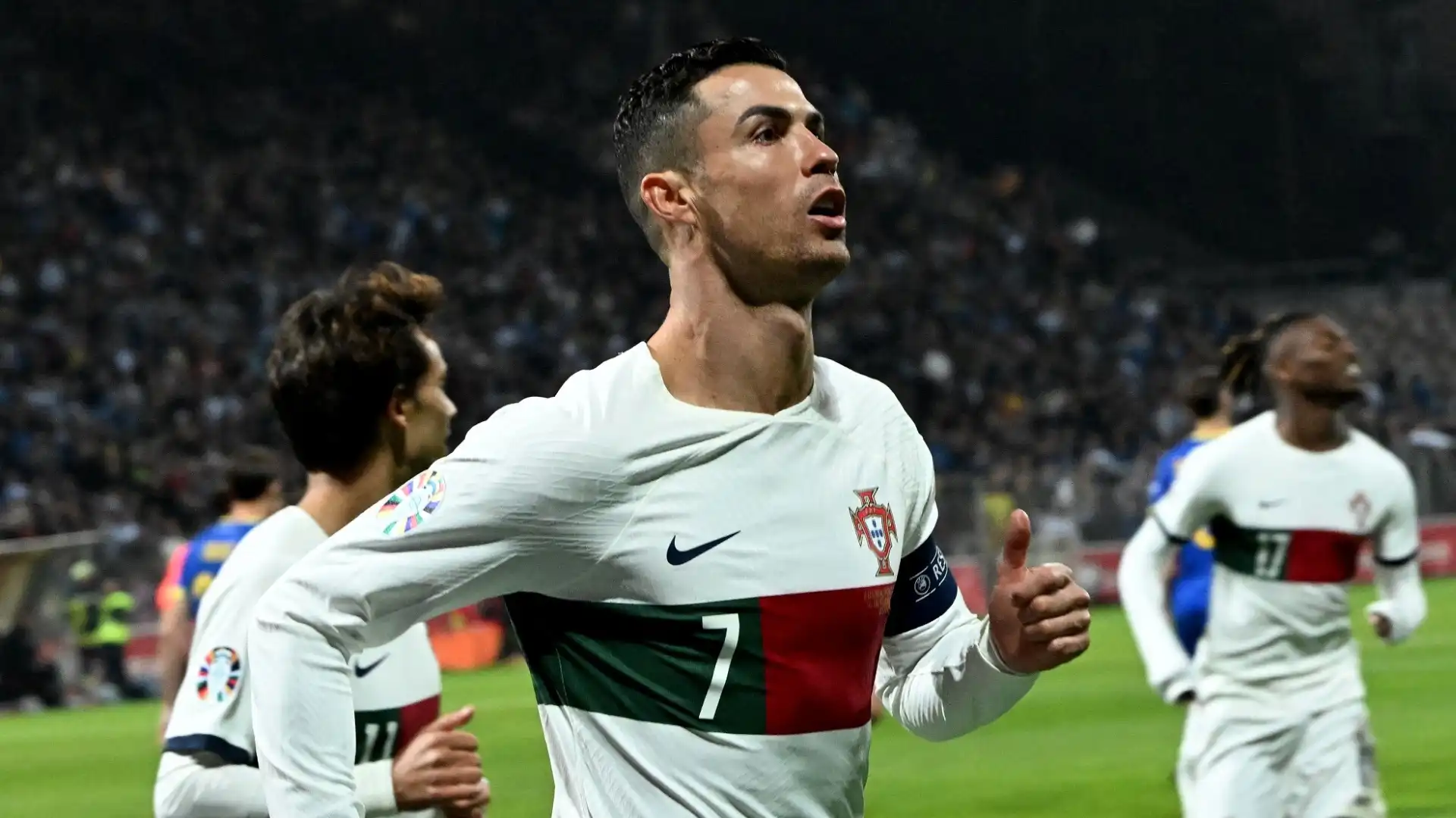 Cristiano Ronaldo inarrestabile: dopo la doppietta alla Slovacchia CR7 si è ripetuto con la Bosnia-Herzegovina