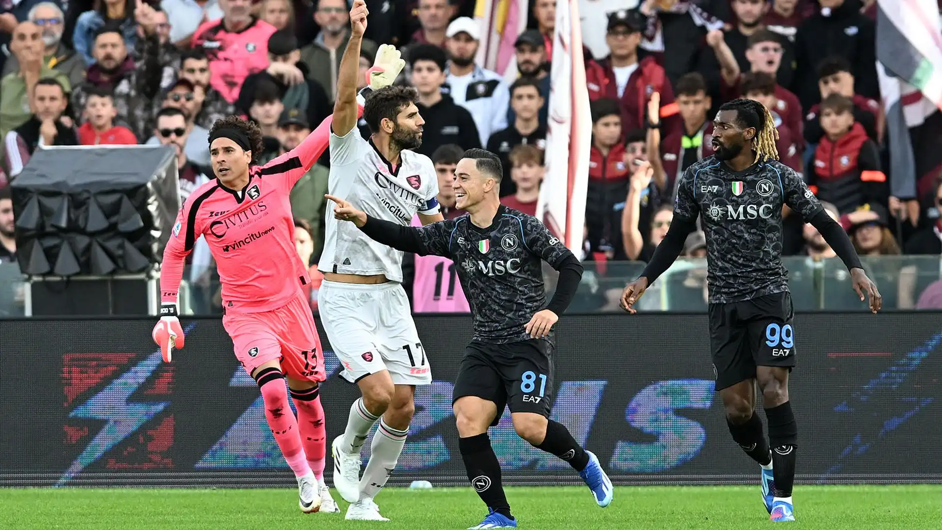 Gli azzurri hanno vinto in casa della Salernitana