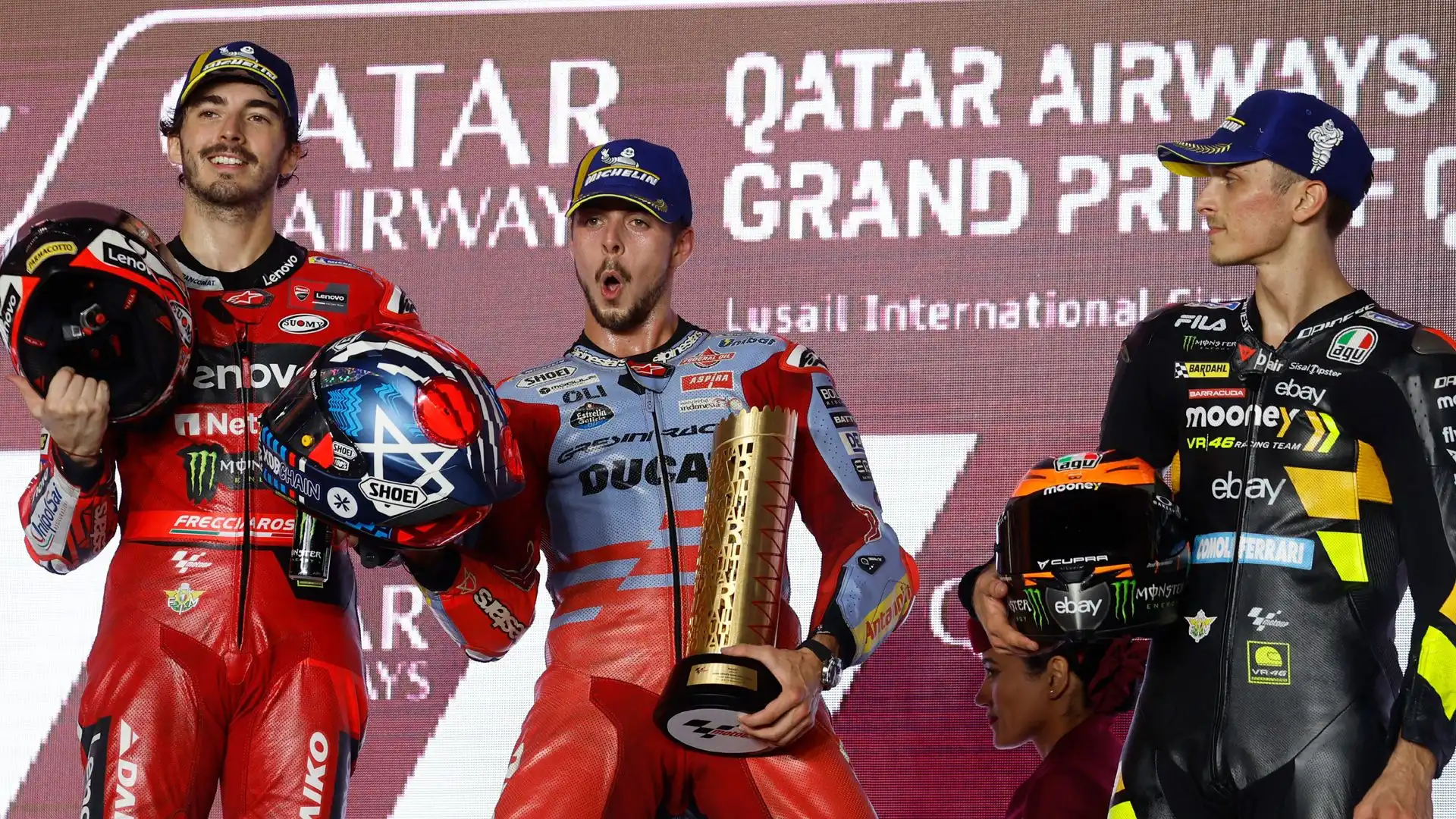 Grandissima Italia al Gran premio del Qatar delle MotoGp
