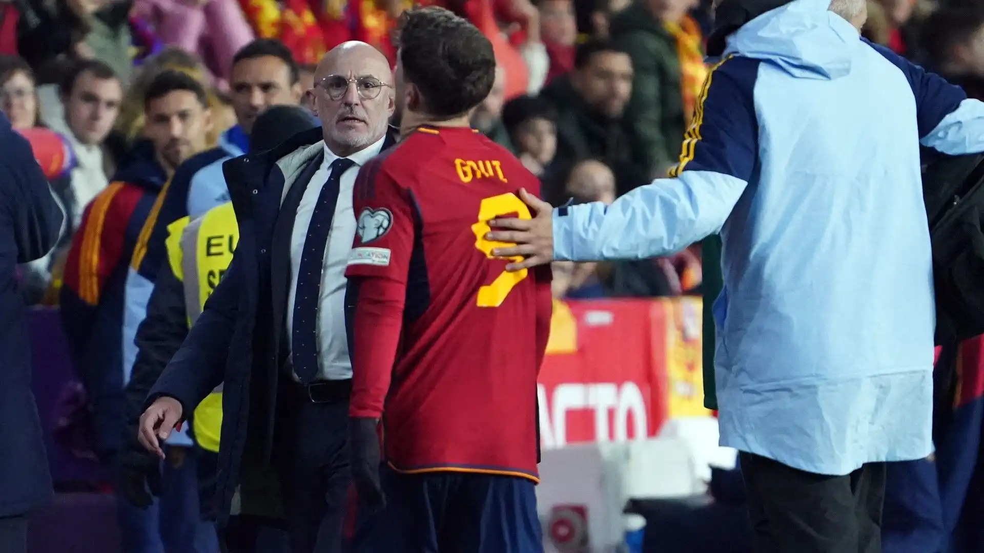 Il centrocampista si è infortunato durante Spagna-Georgia