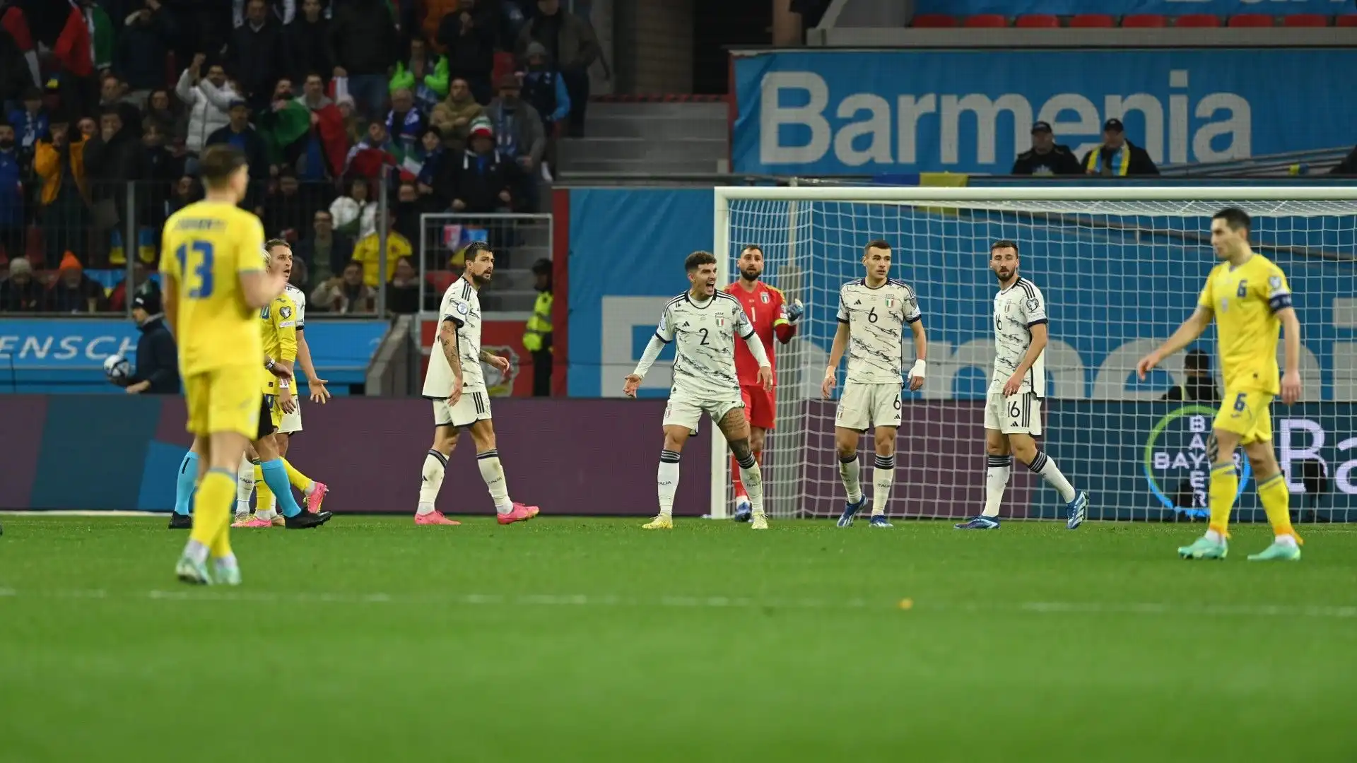 Lo 0-0 finale è resistito, nonostante il grande rischio che l'Ucraina conquistasse un rigore nei minuti di recupero.