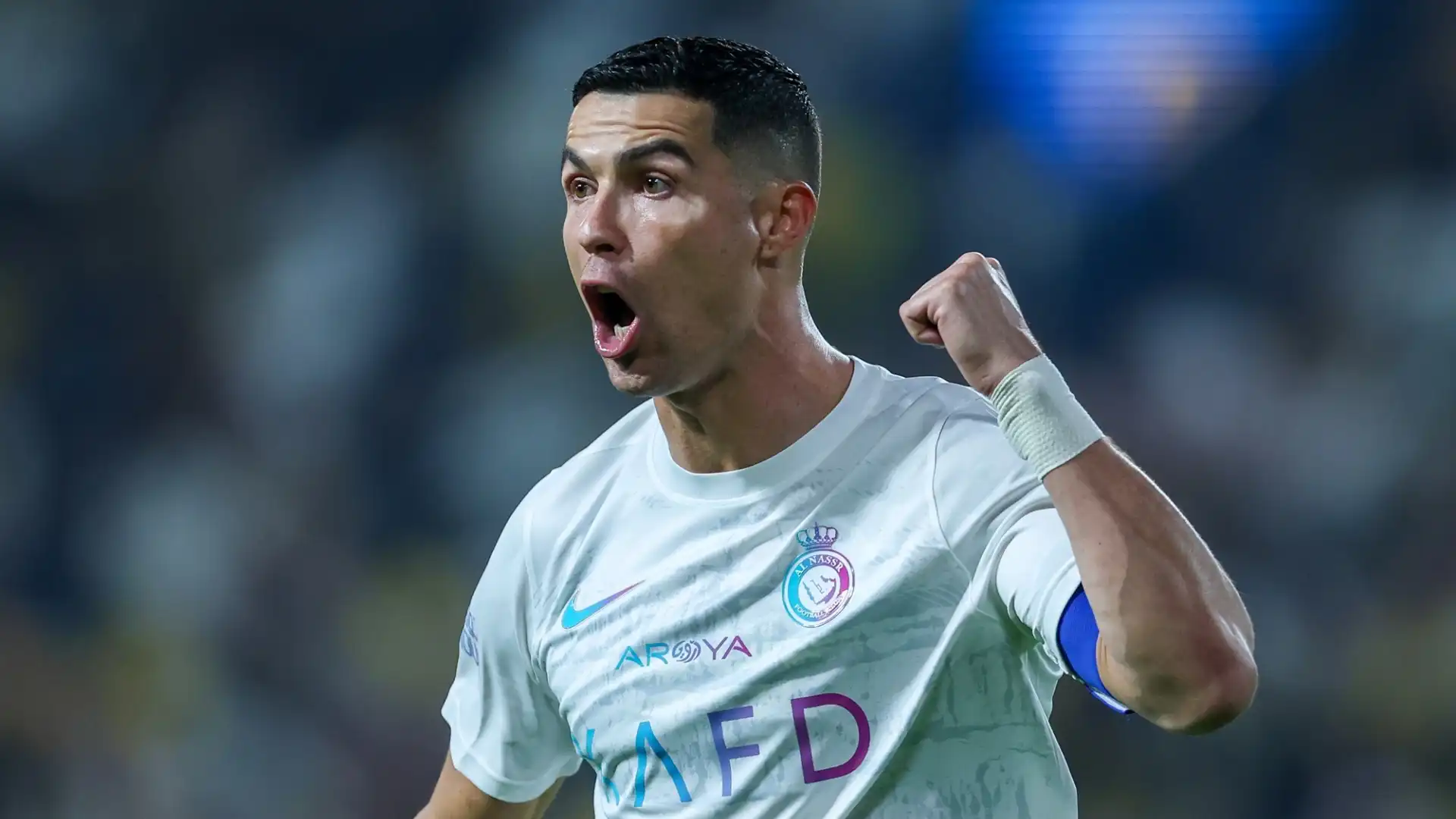 Nel primo tempo sul risultato di 0-0 Ronaldo si è infuriato per un gol non concesso dall'arbitro