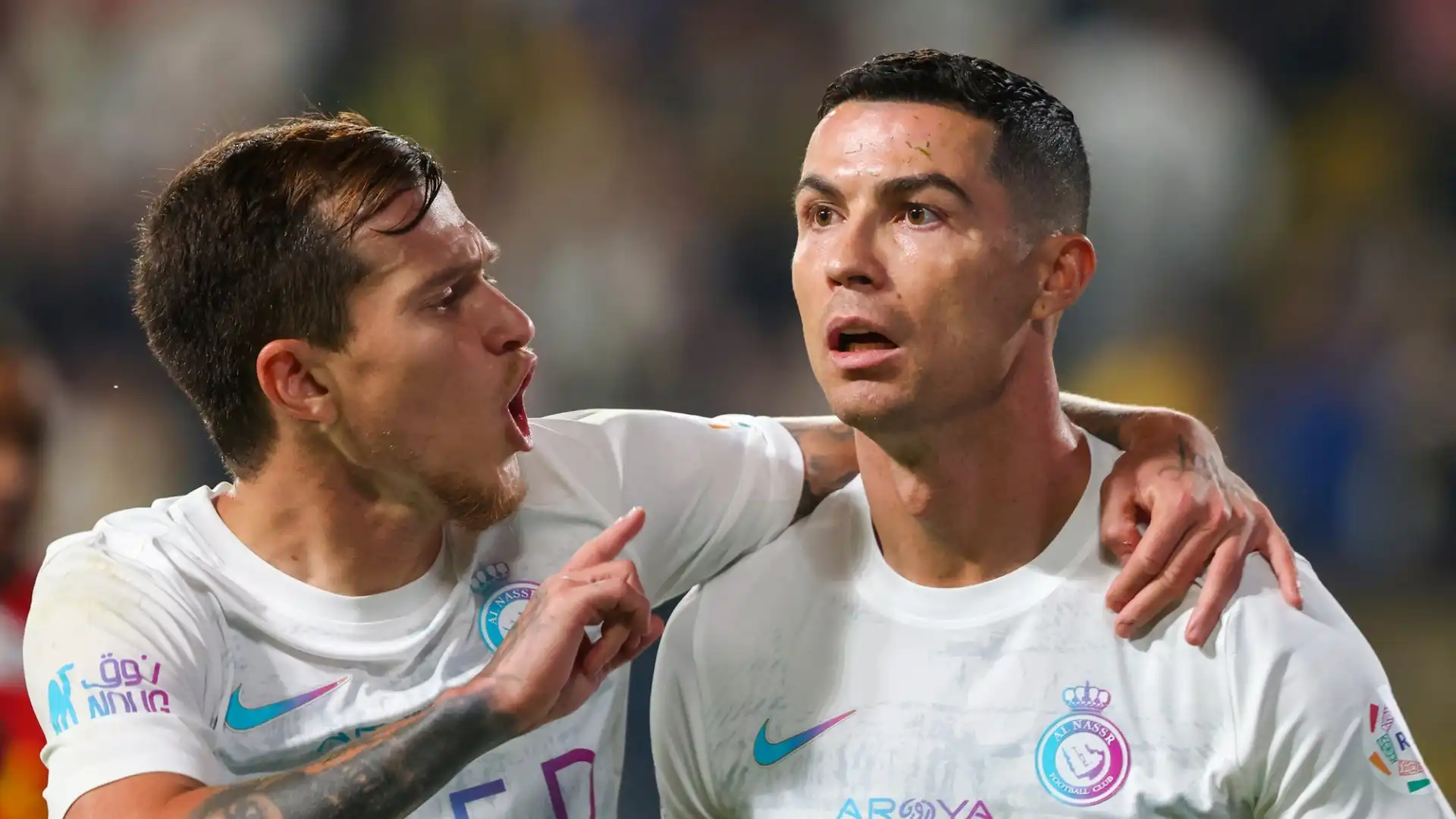 Anche il Var ha convalidato il gol, facendo infuriare ancora di più un incredulo Ronaldo