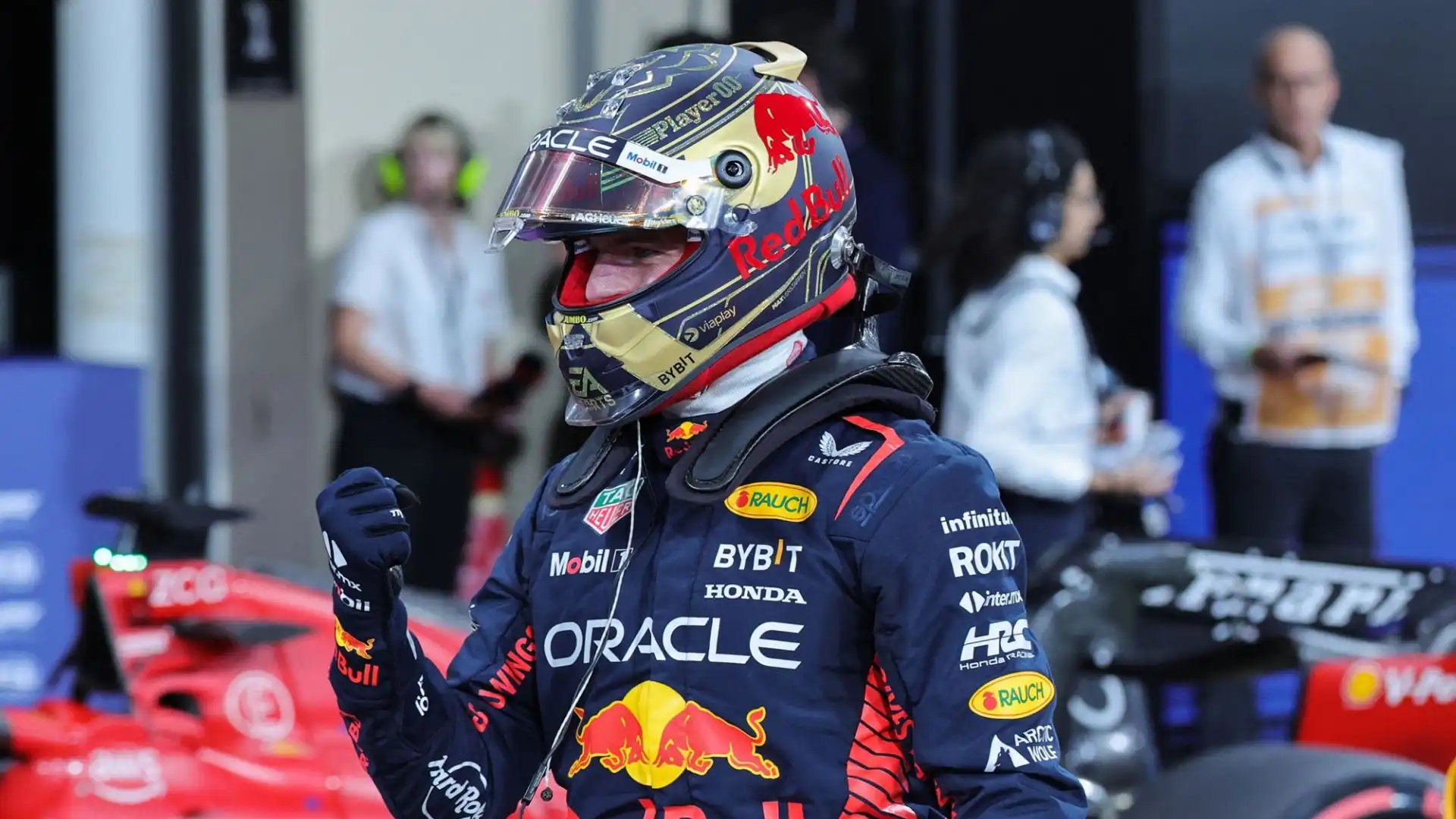 "Bellissimo essere di nuovo in pista, test con Verstappen Racing", ha scritto l'olandese