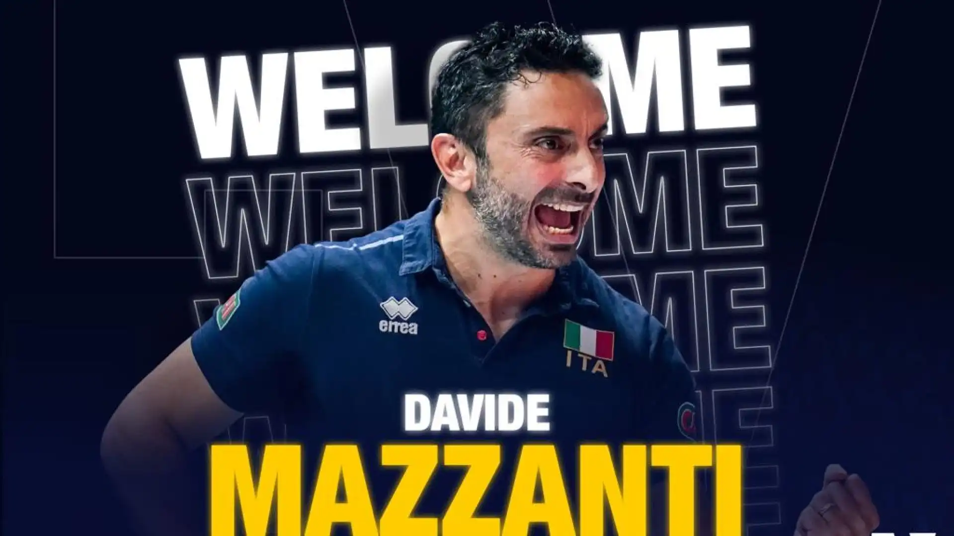 Davide Mazzanti è il nuovo allenatore dell'Itas Trentino.
