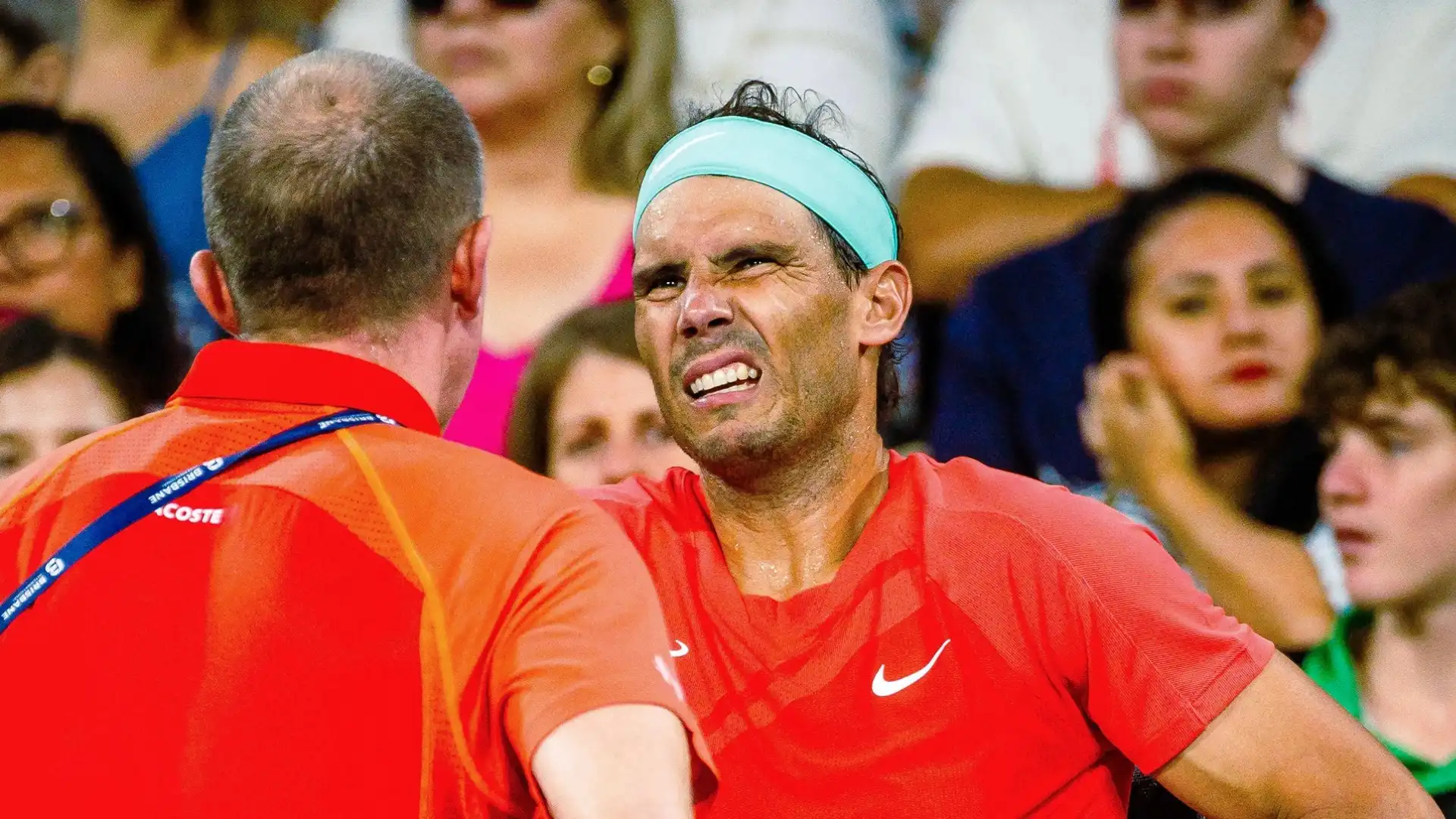 Doccia gelata per Rafa Nadal: lo spagnolo è stato sconfitto a Brisbane ed ha accusato problemi fisici